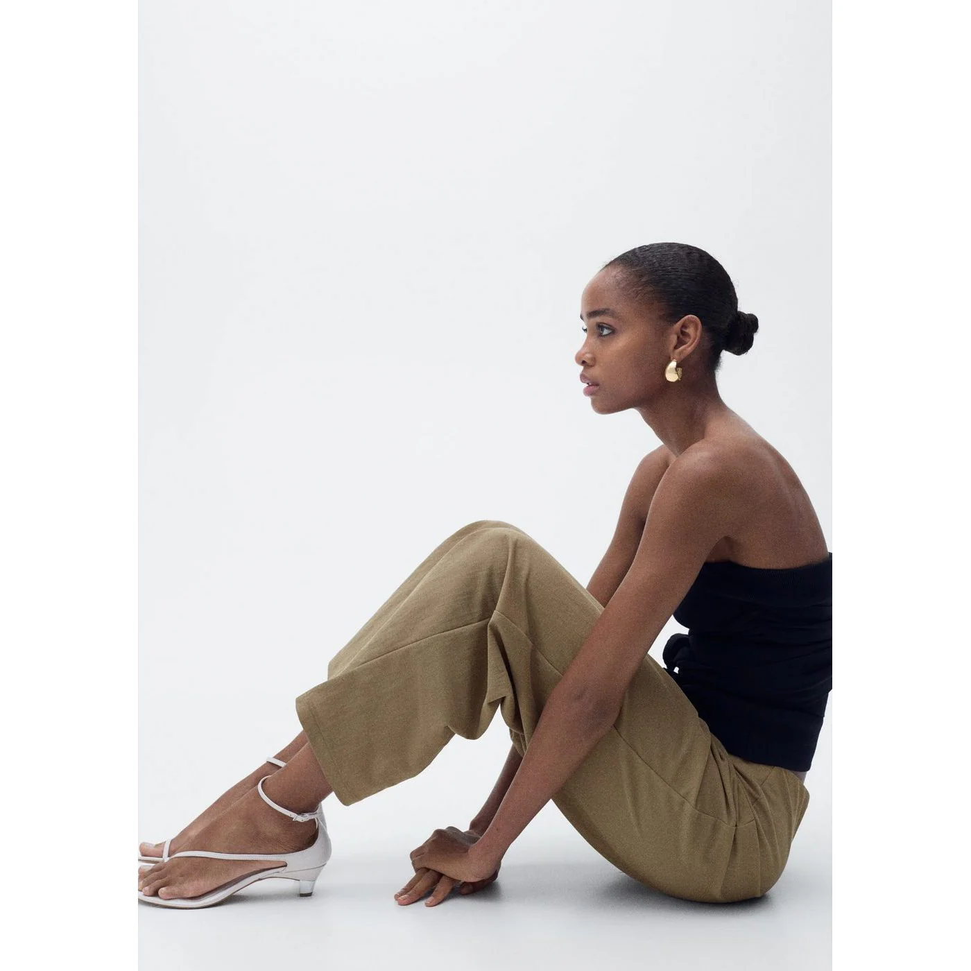 Pantalon Catleen - Kaki - Image 5
