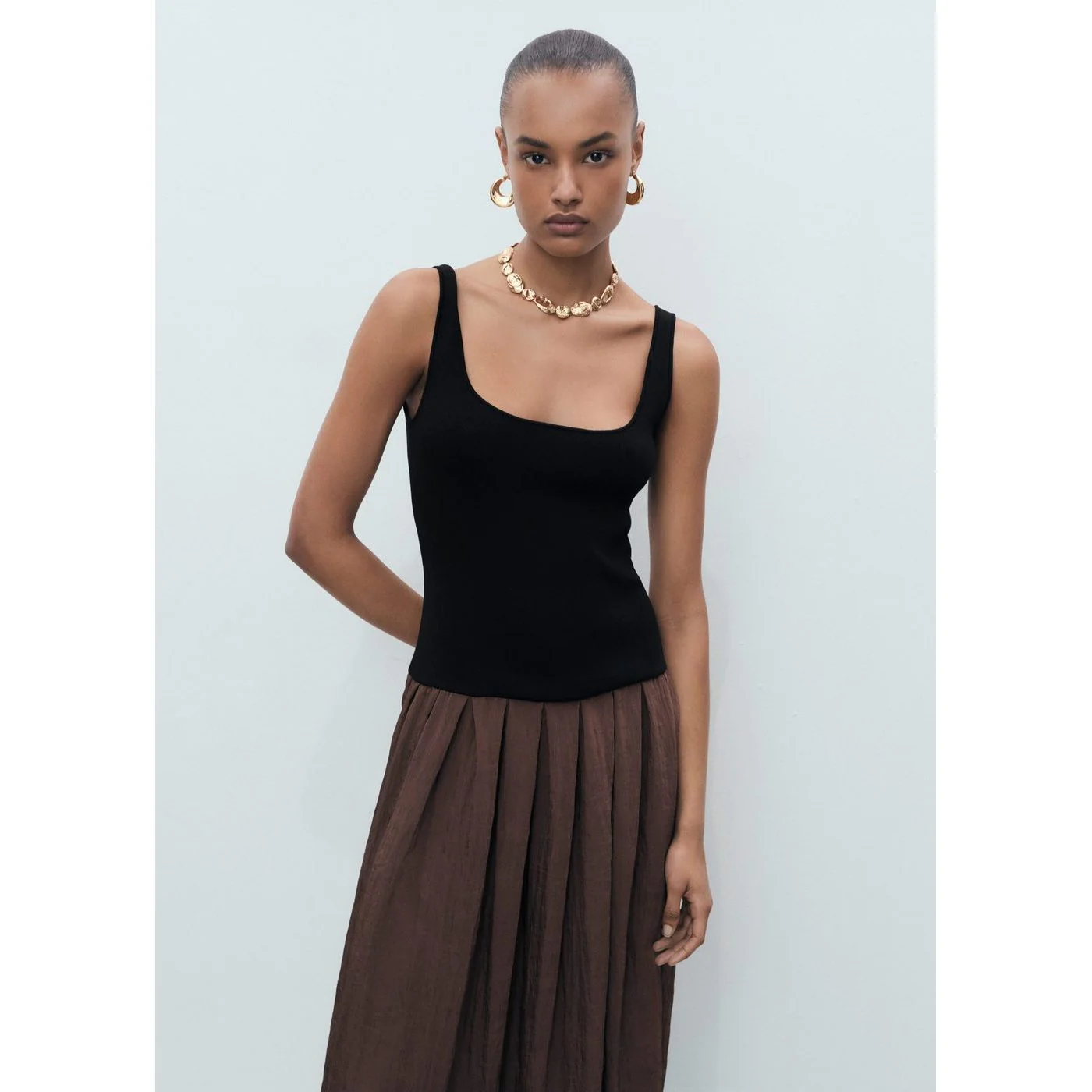 Robe Blondie - Chocolat - Image 2