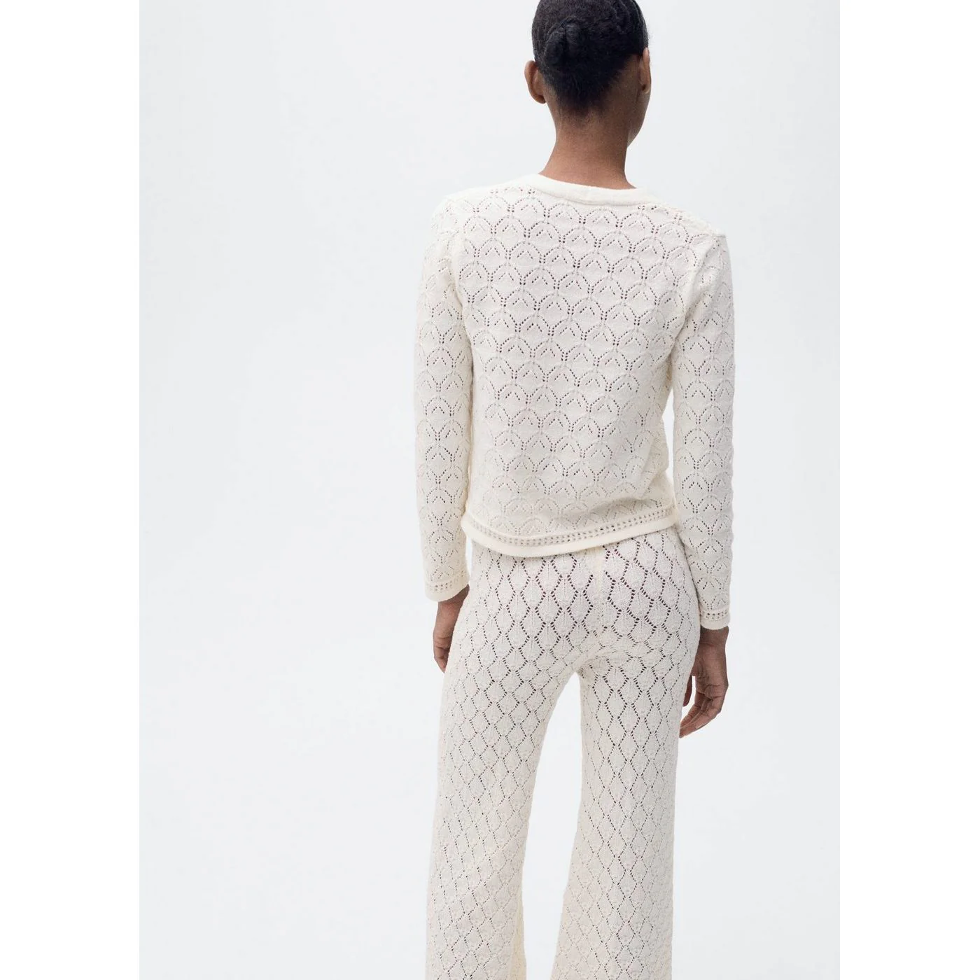Cardigan Sito - Ecru - Image 3