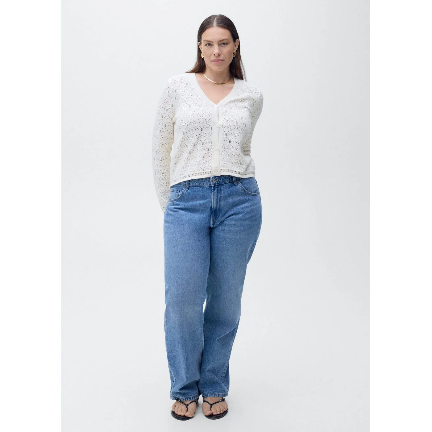 Cardigan Sito - Ecru - Image 6