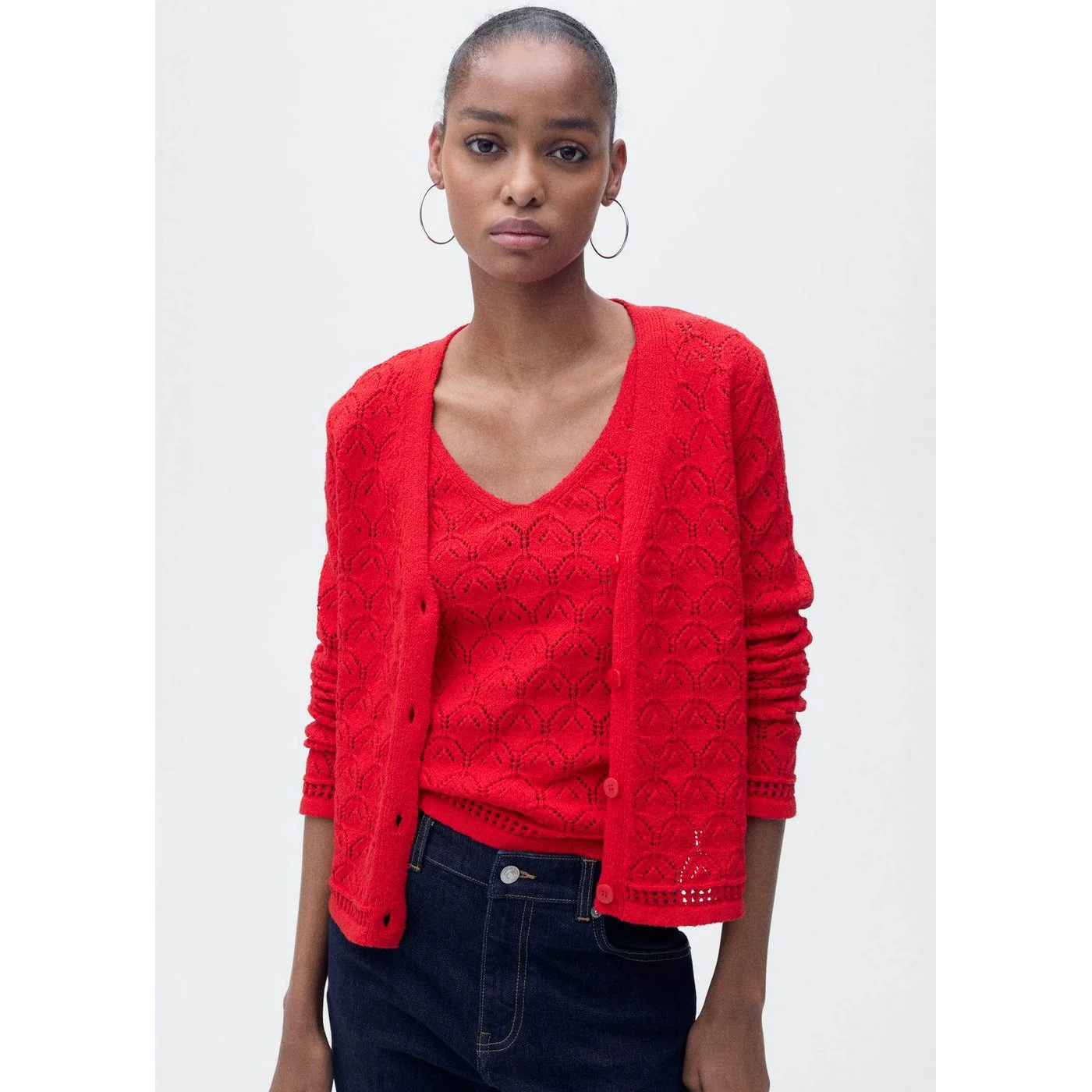 Cardigan Sito - Red - Image 2