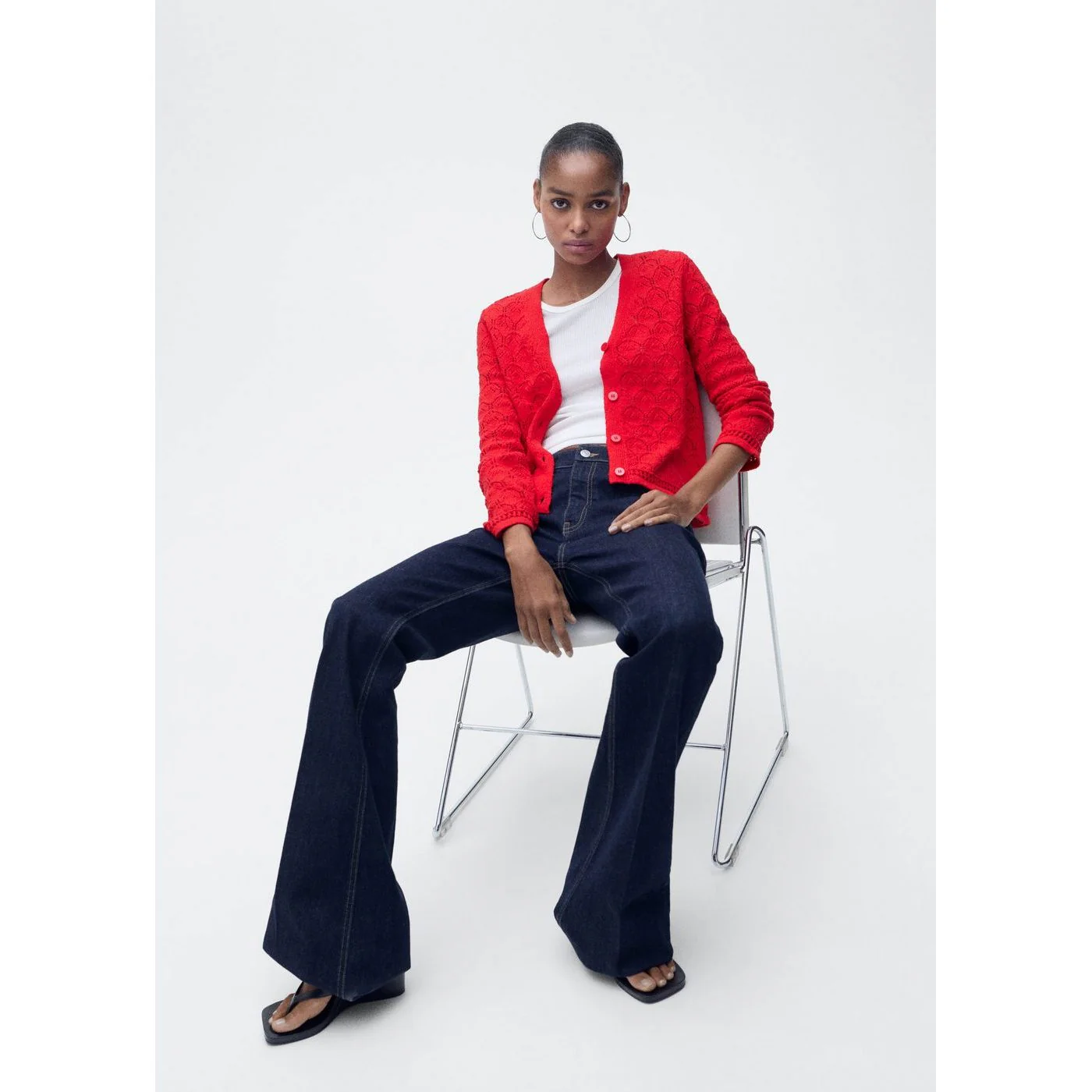 Cardigan Sito - Red - Image 5
