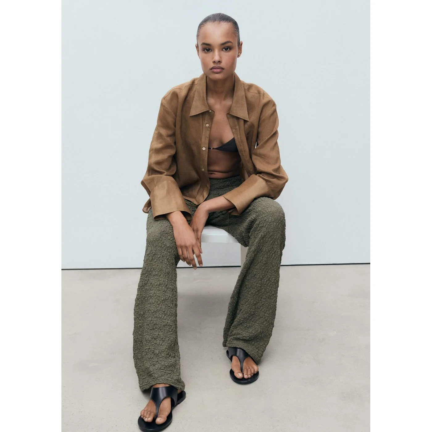 Pantalon Verdi - Khaki - Image 5