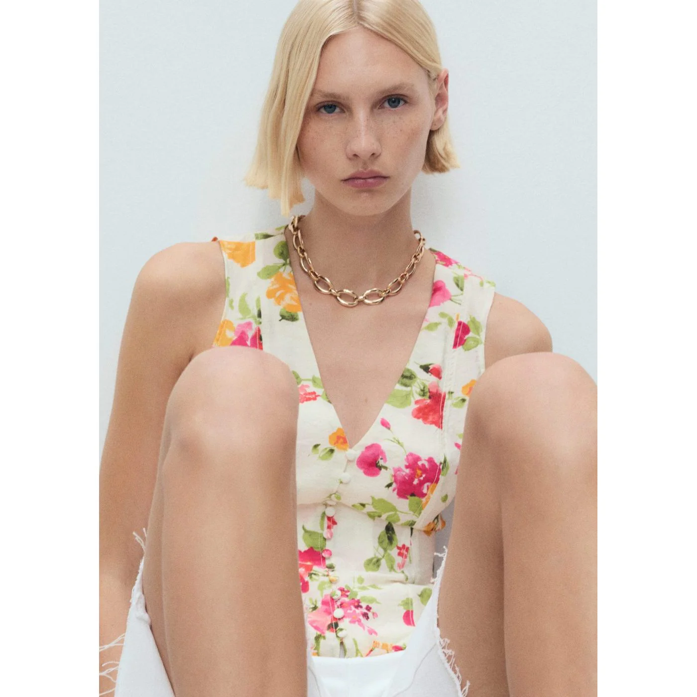 Blouse Bouquet - Ecru - Image 5