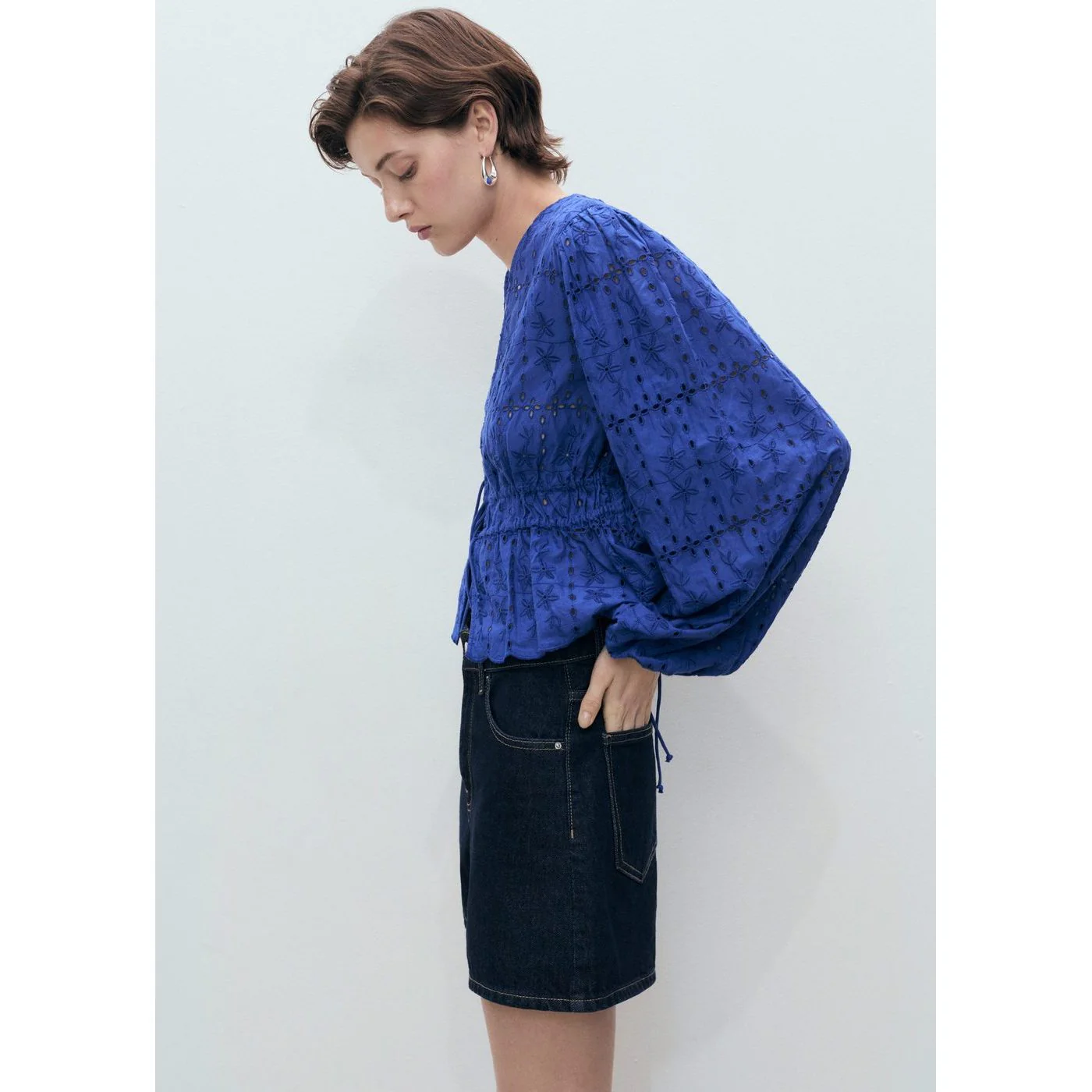 Blouse Zelda - Bleu - Image 2