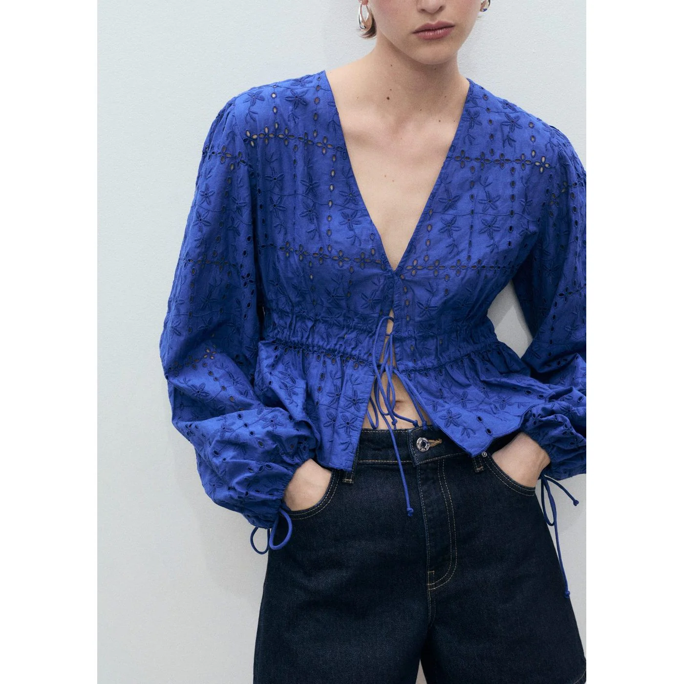Blouse Zelda - Bleu - Image 4