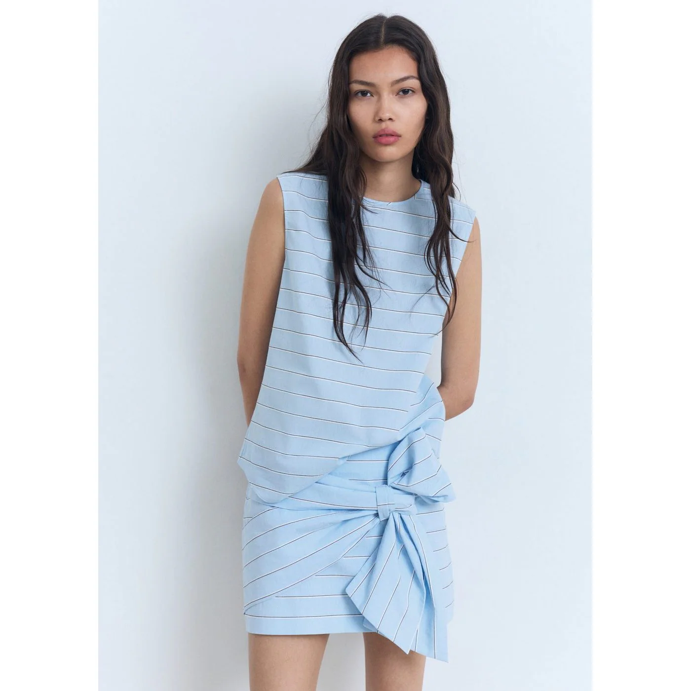 Blouse Anita - Bleu Ciel - Image 2