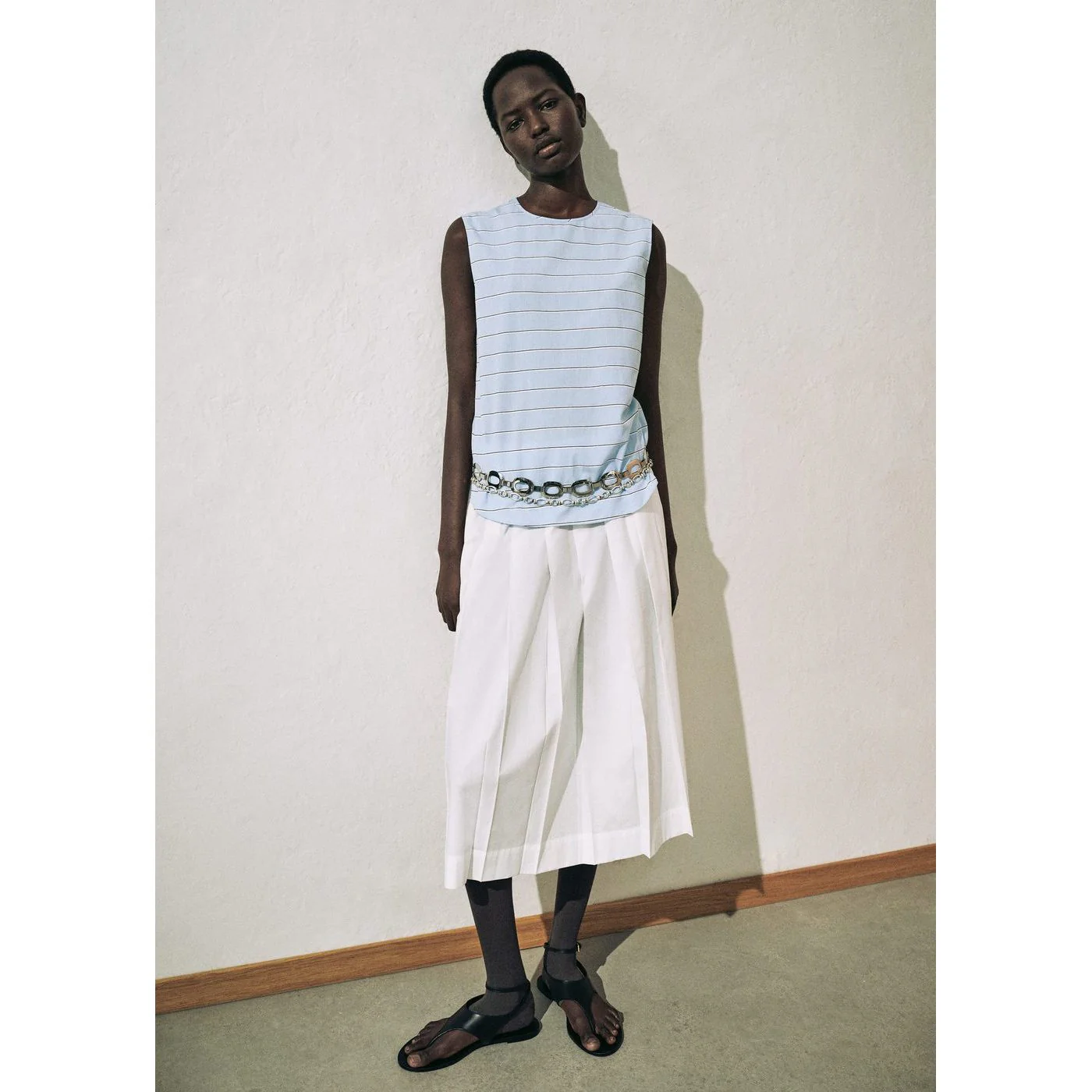 Blouse Anita - Bleu Ciel - Image 6