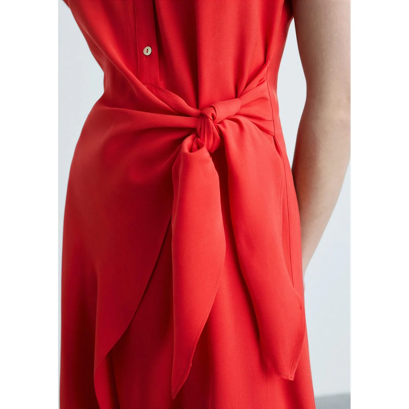 Robe Bosco-W - Rouge Corail - Image 5