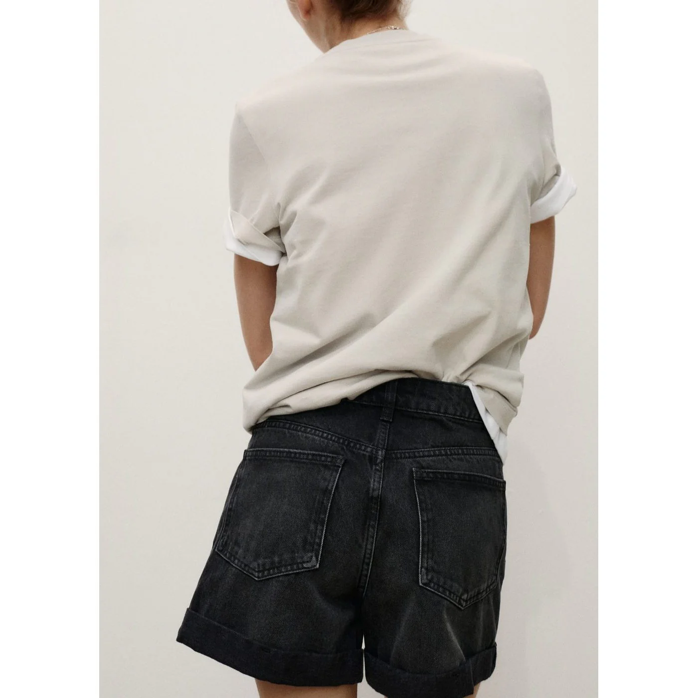 Short Mom - Denim Noir - Image 3
