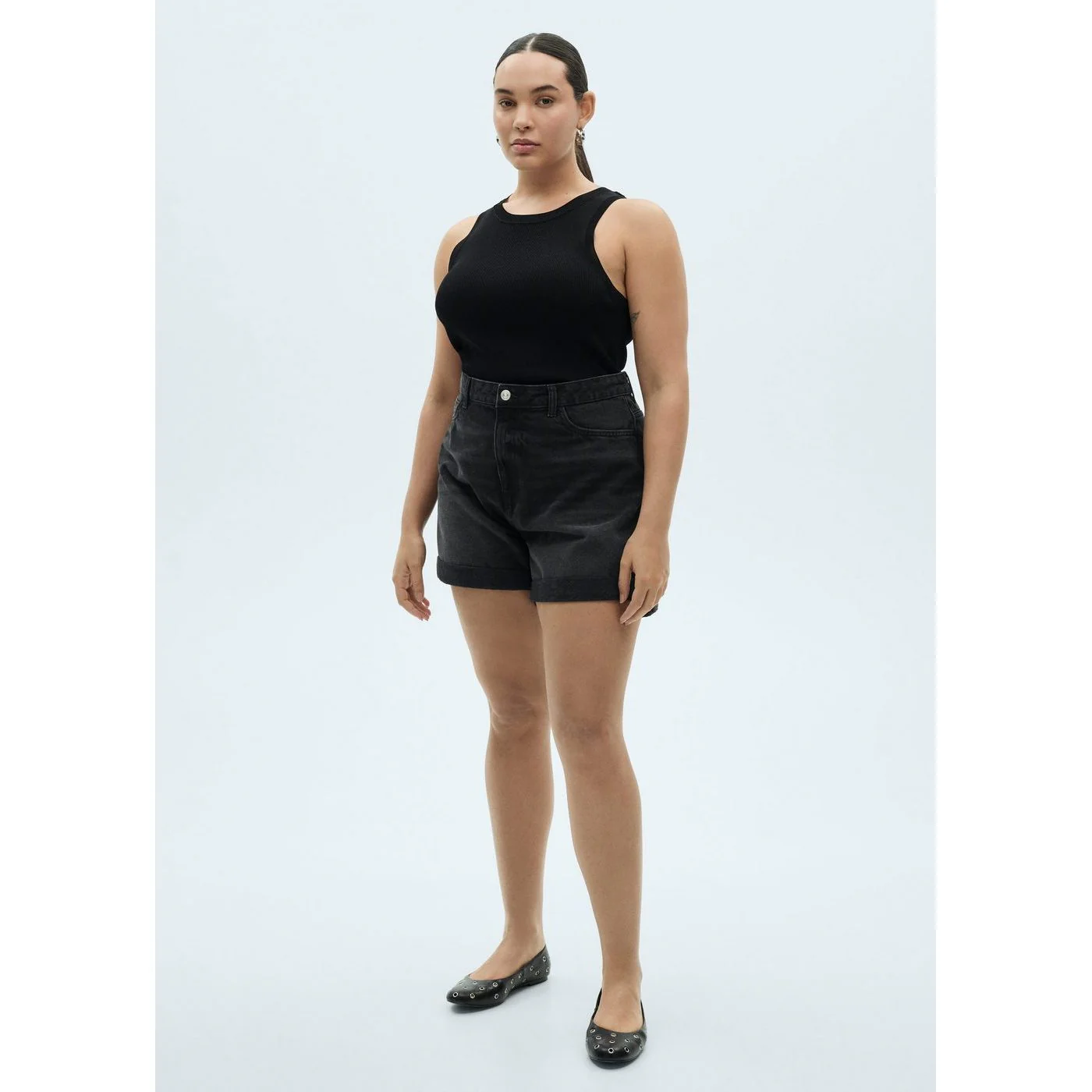 Short Mom - Denim Noir - Image 5
