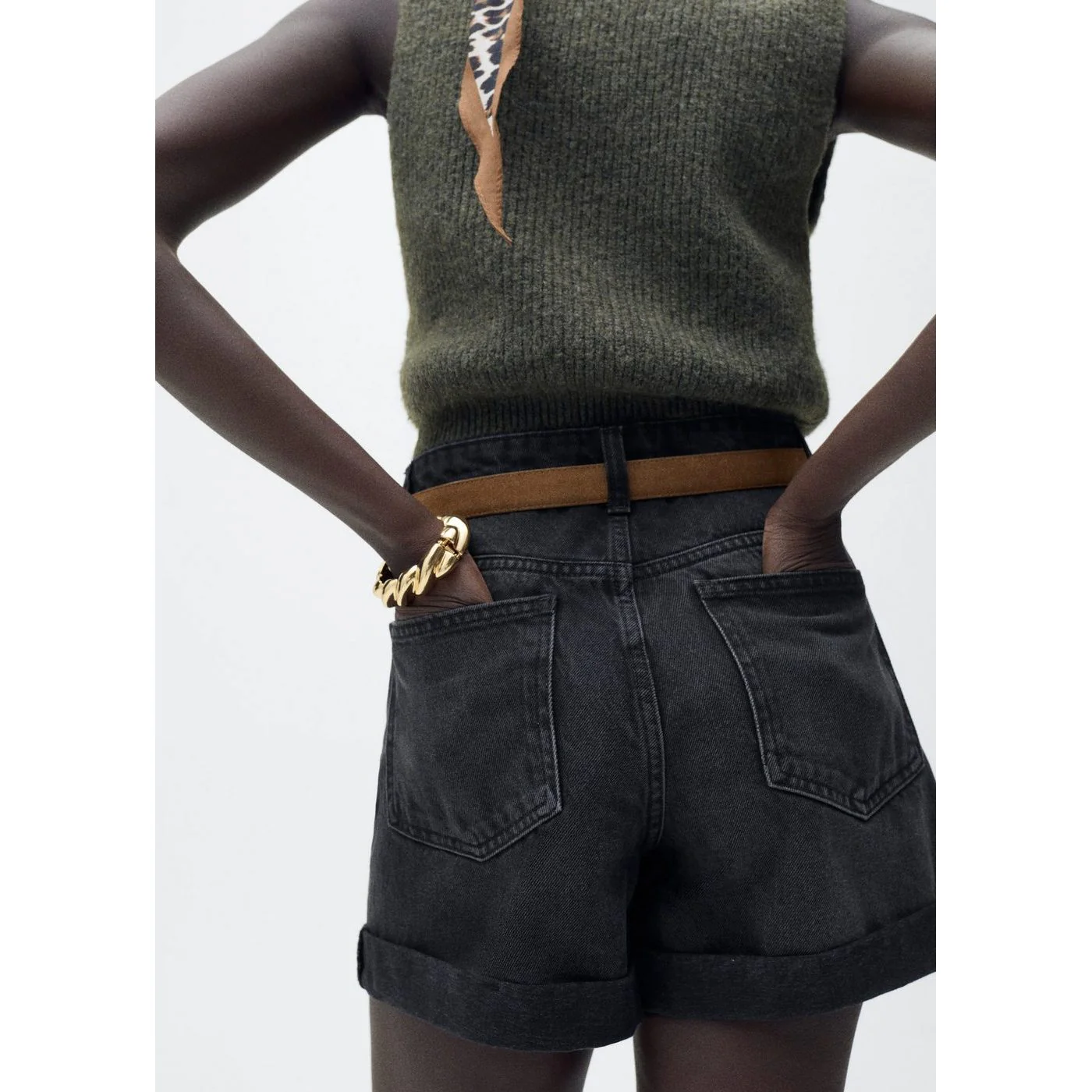 Short Mom - Denim Noir - Image 8