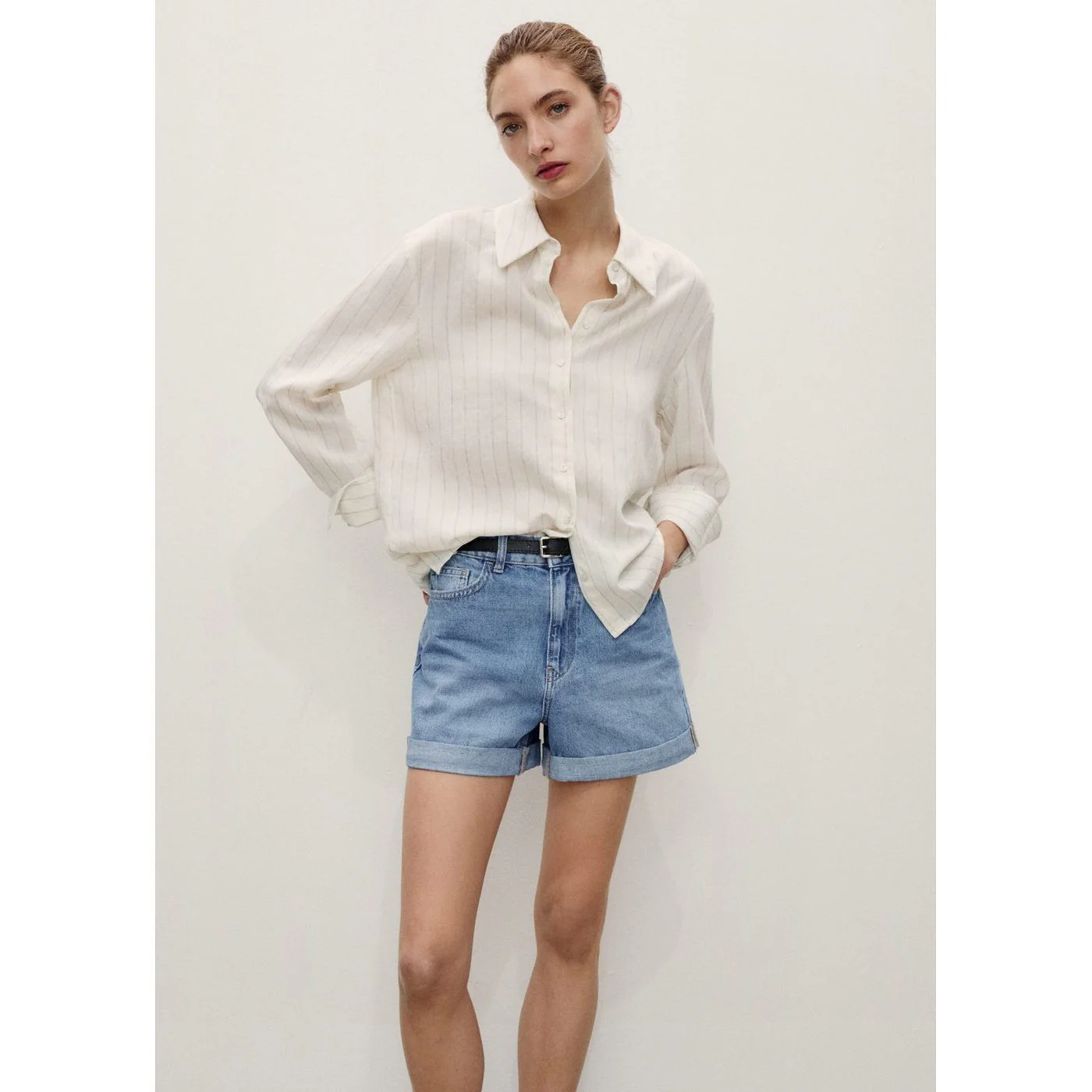 Short Mom - Bleu Moyen - Image 2