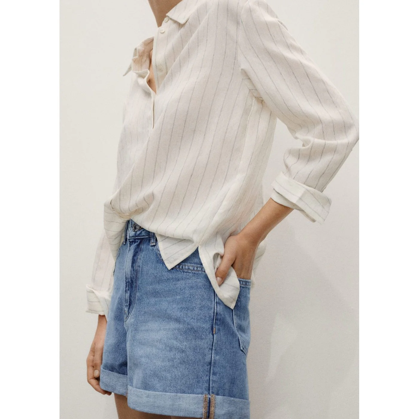 Short Mom - Bleu Moyen - Image 4