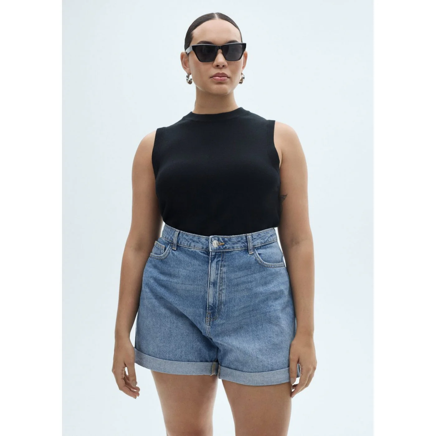 Short Mom - Bleu Moyen - Image 7