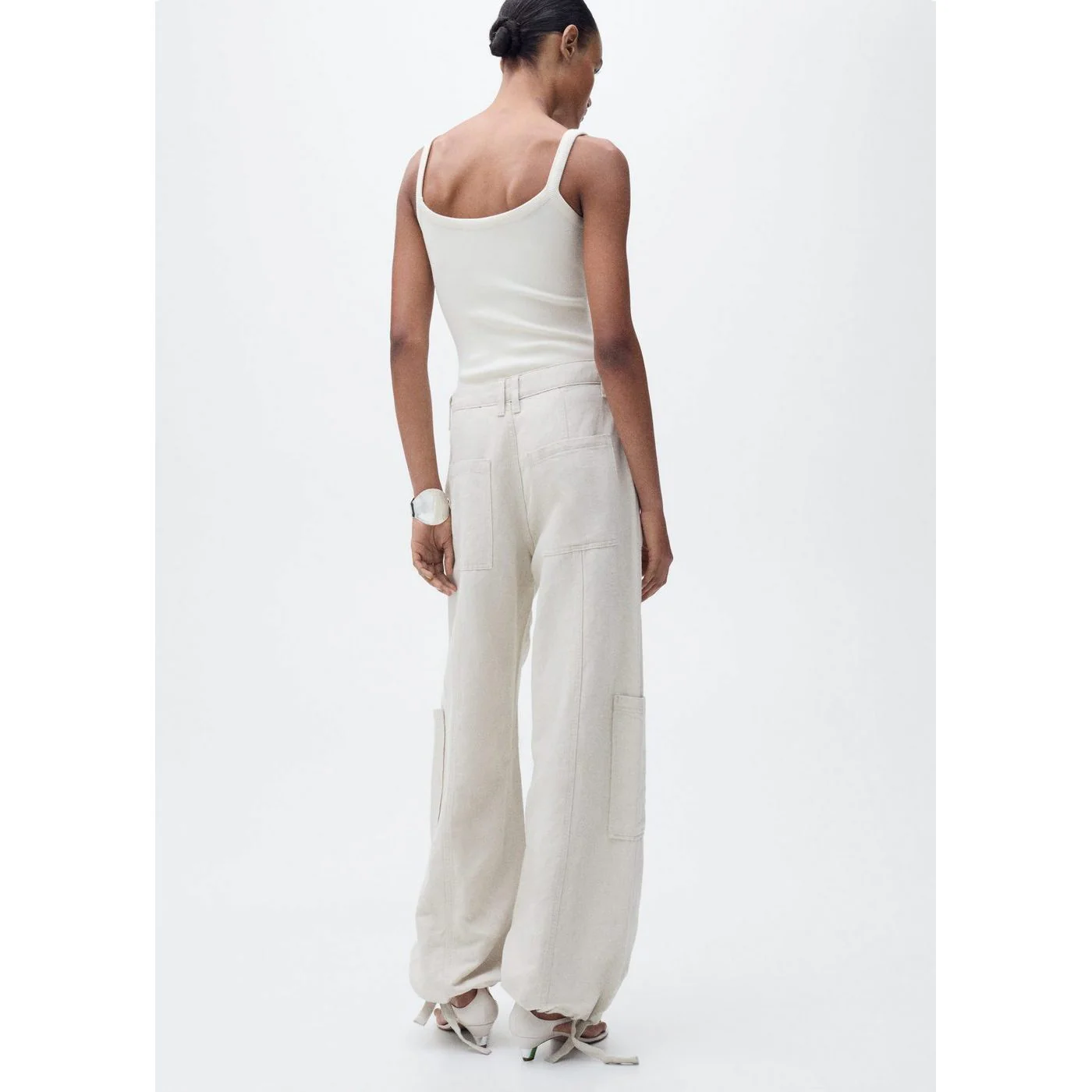 Pantalon Ellie - Gris Clair/Pastel - Image 3
