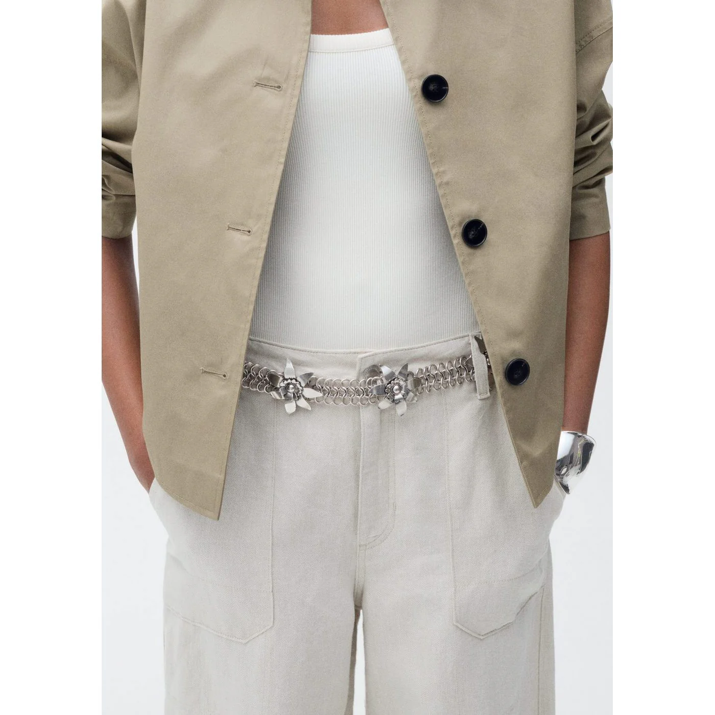 Pantalon Ellie - Gris Clair/Pastel - Image 5