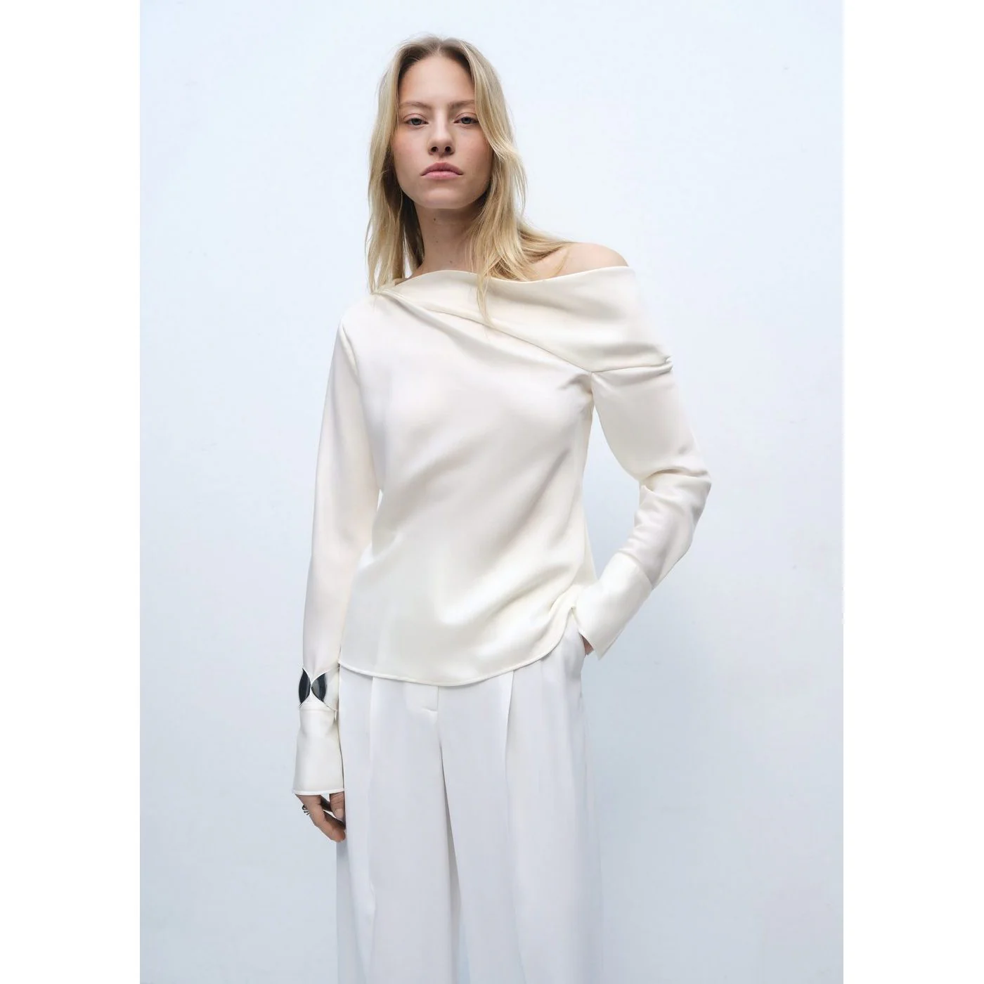 Blouse Manuela - Blanc Cassé - Image 2