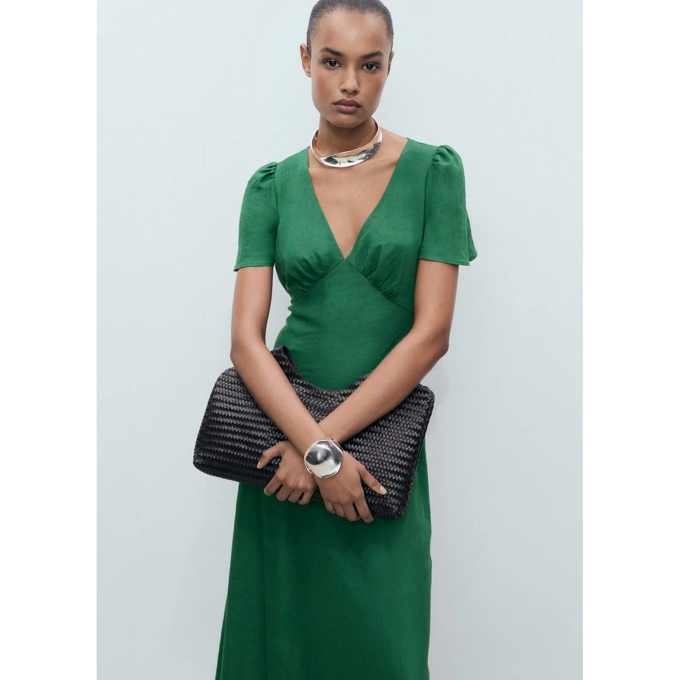 Robe Red - Green - Image 2