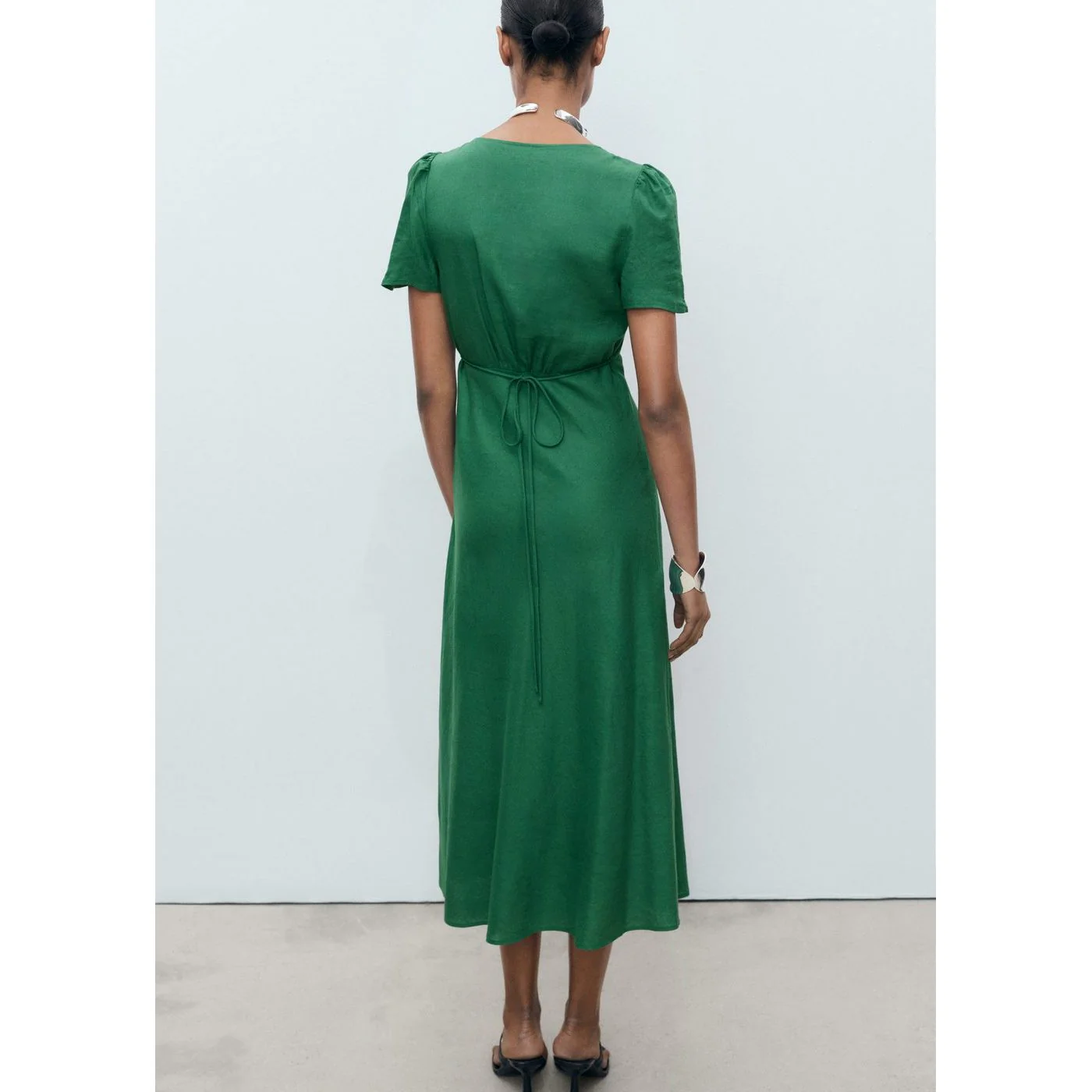 Robe Red - Green - Image 3