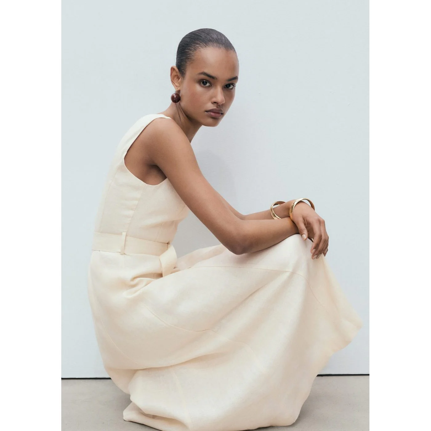 Robe Laura - Beige - Image 5