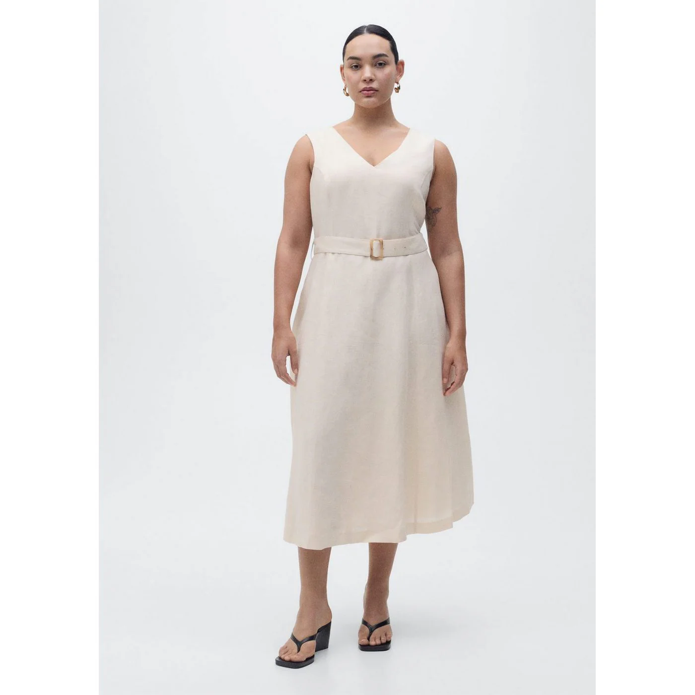Robe Laura - Beige - Image 6