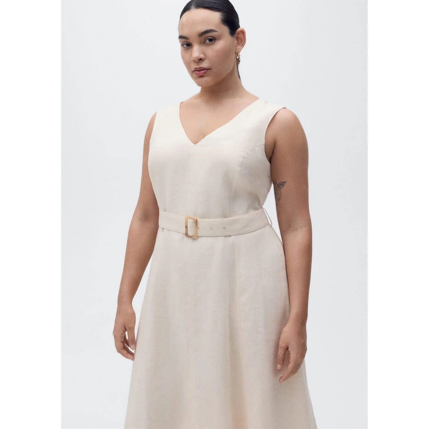 Robe Laura - Beige - Image 8