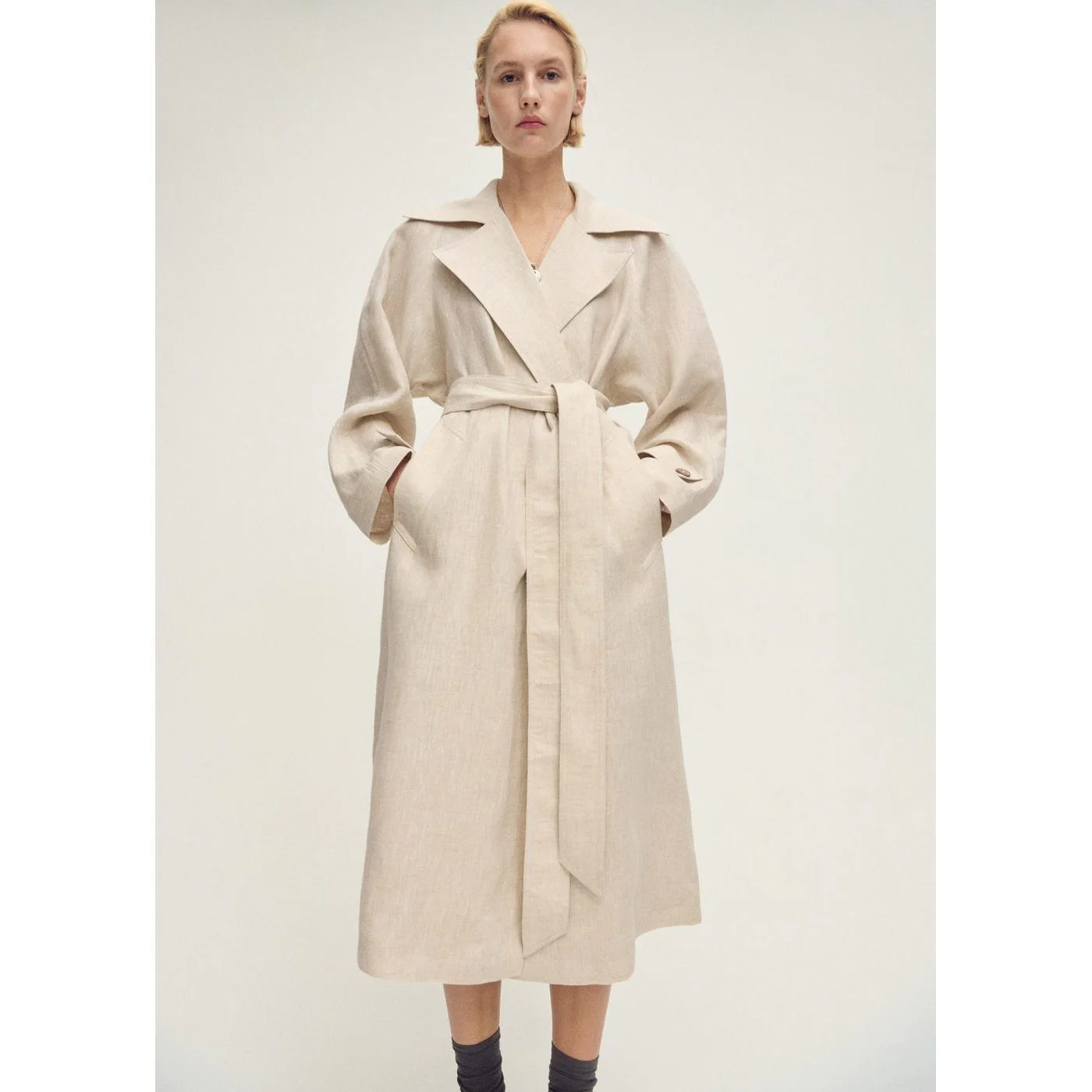 Trench Wanalino - Gris Clair/Pastel - Image 5