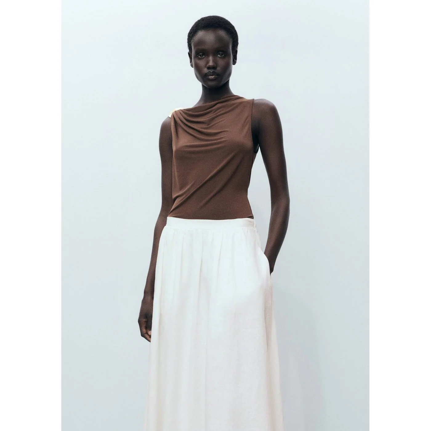 Jupe Paulina - Blanc - Image 4