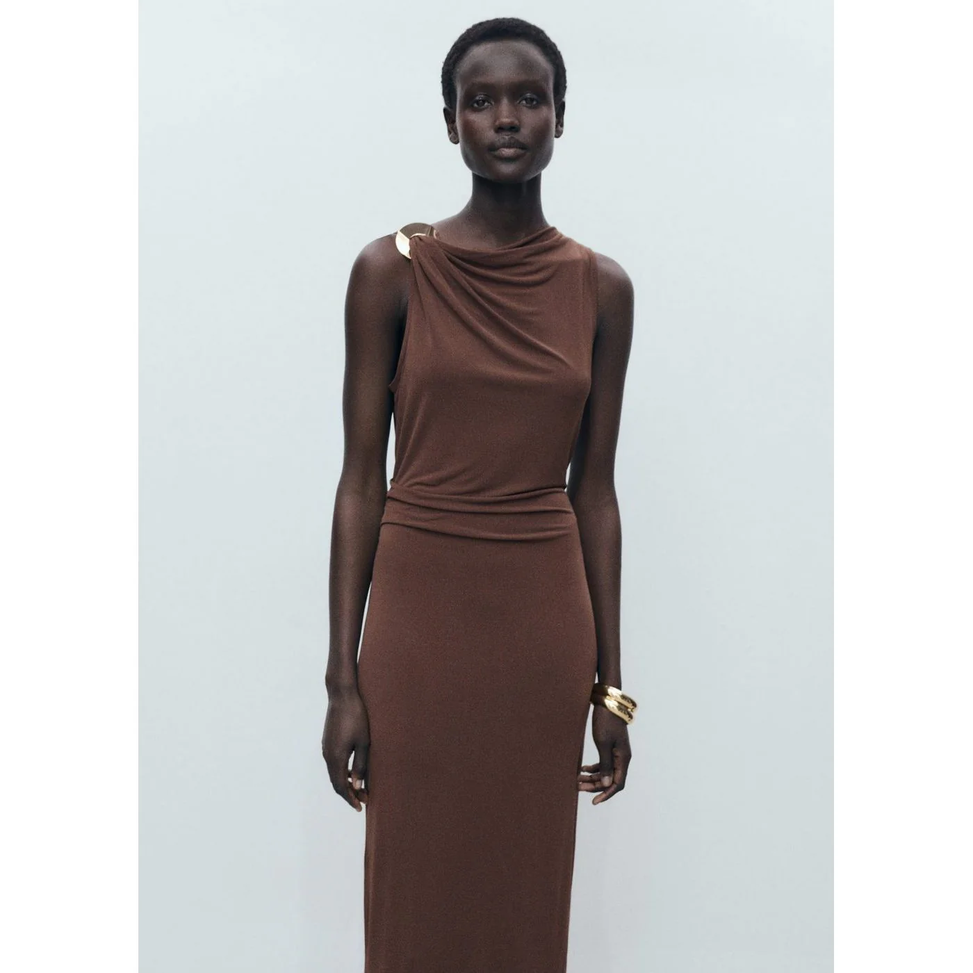 Robe Mile - Chocolat - Image 2