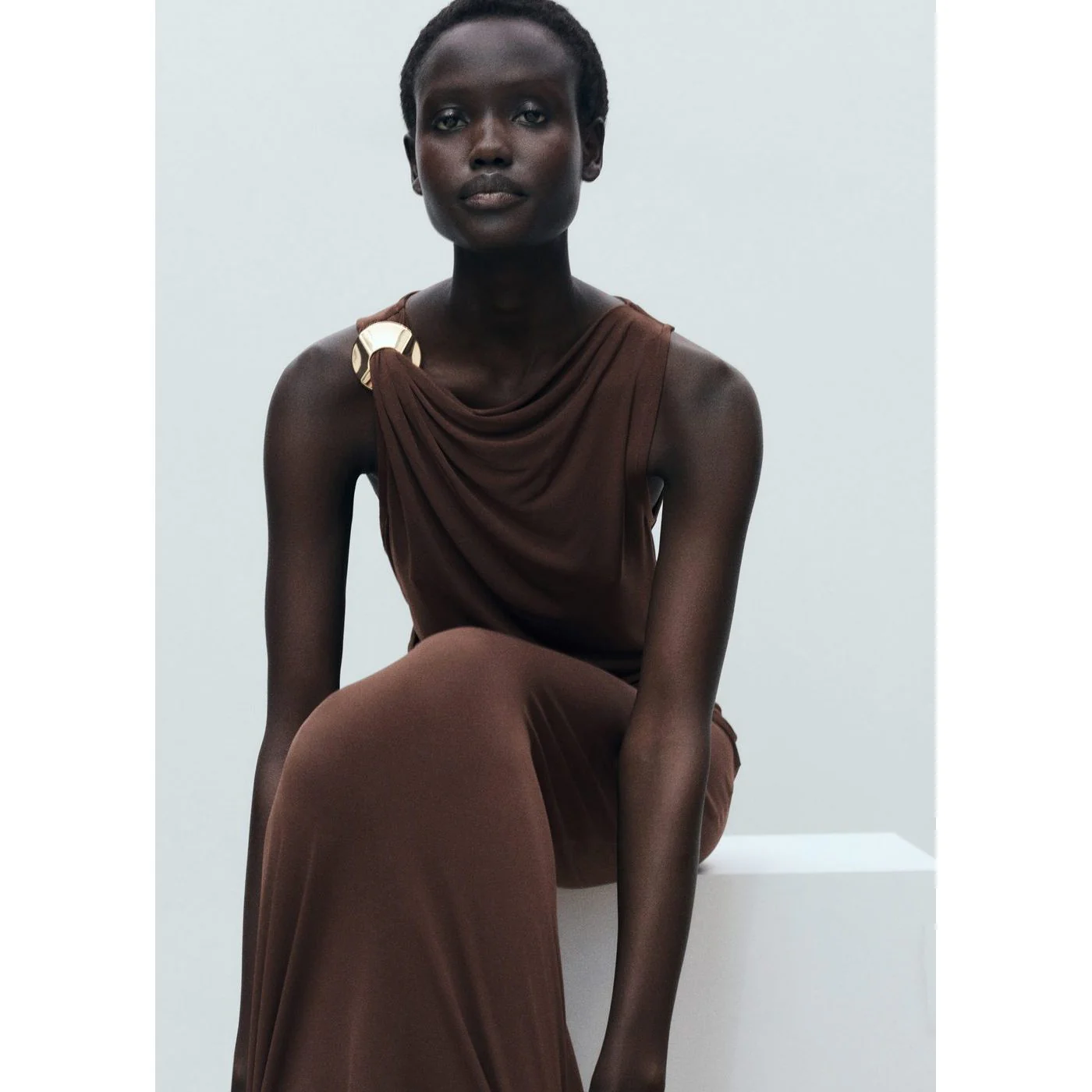 Robe Mile - Chocolat - Image 5