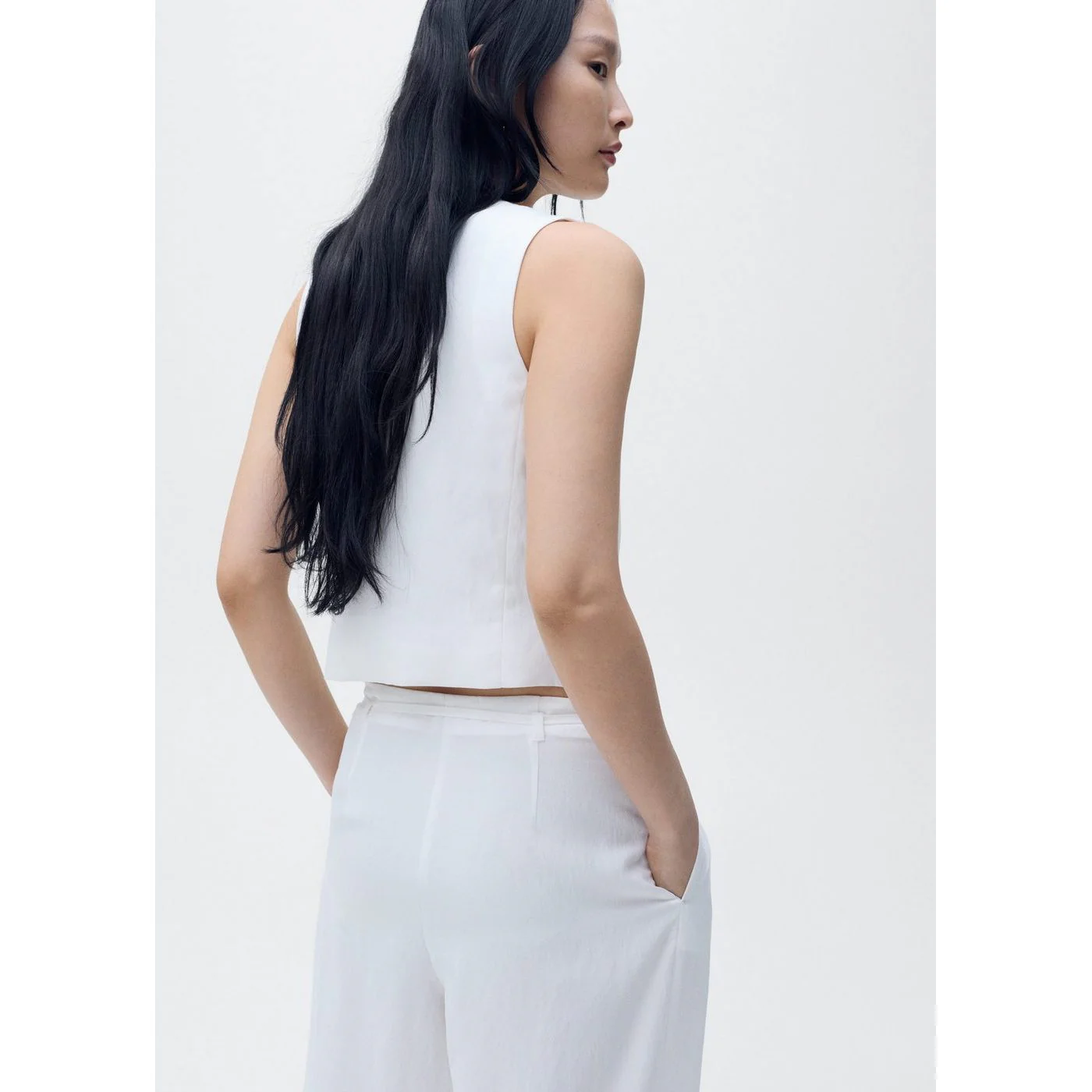 Gilet Bonnie - Blanc - Image 3
