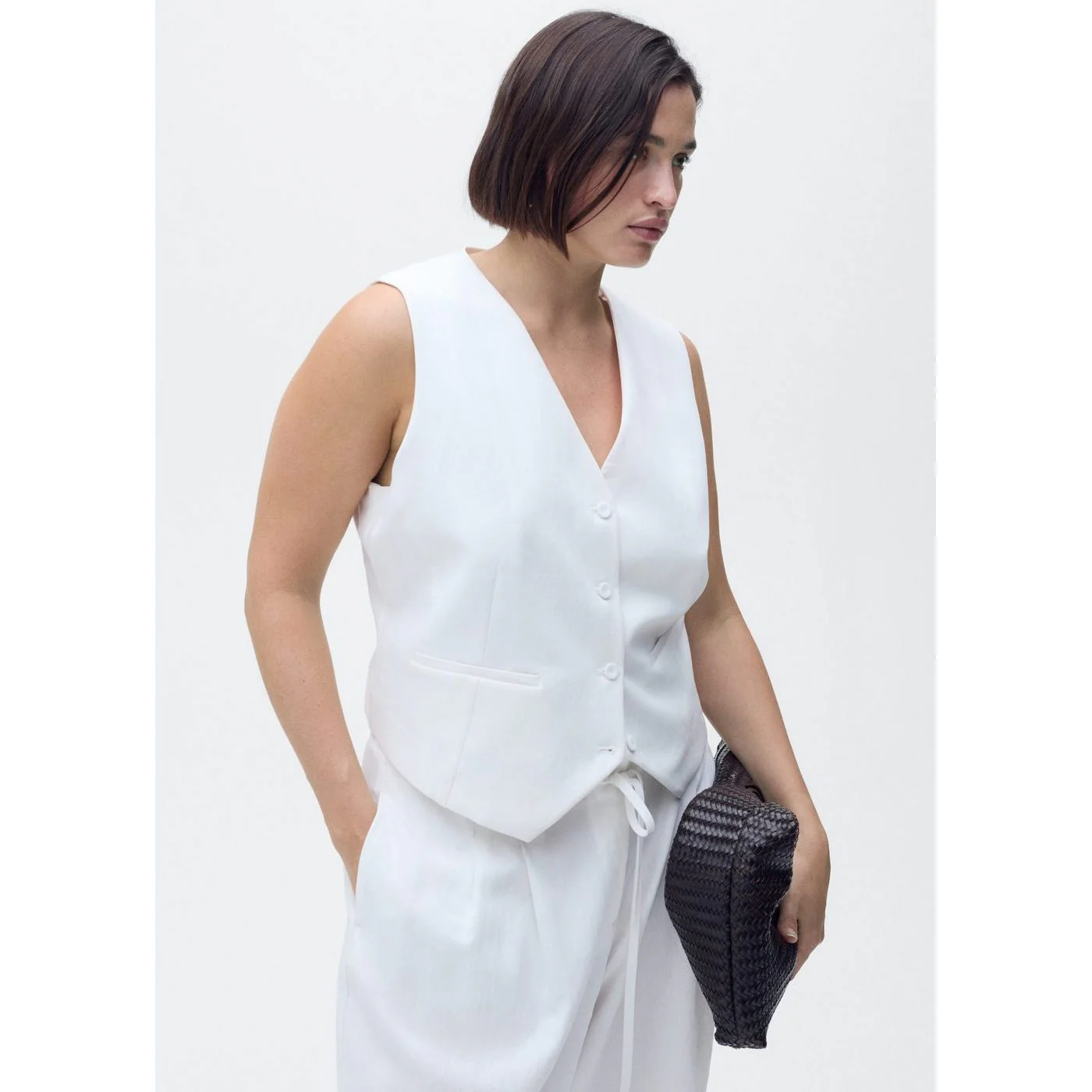 Gilet Bonnie - Blanc - Image 8