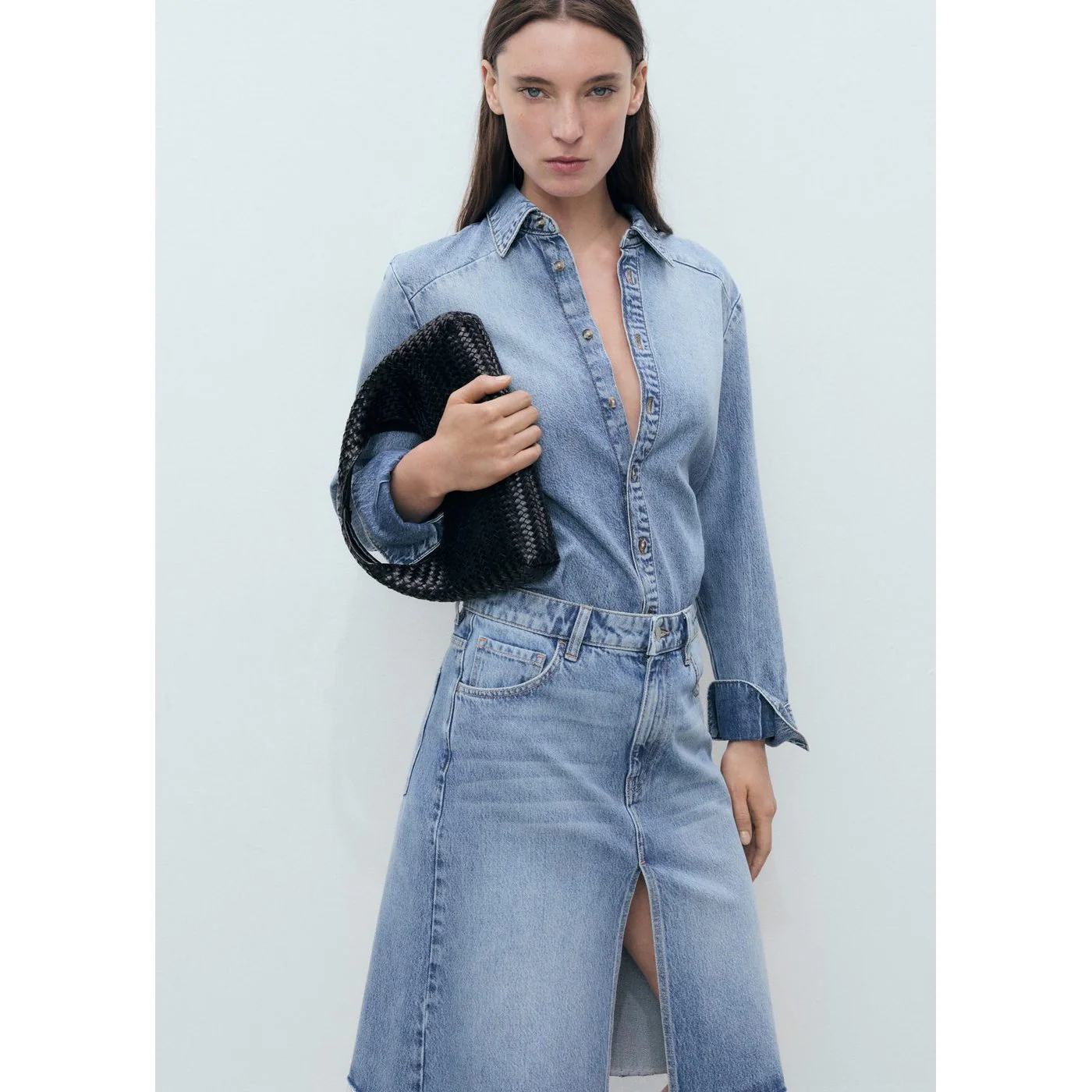 Jupe Paulina - Bleu Moyen - Image 2