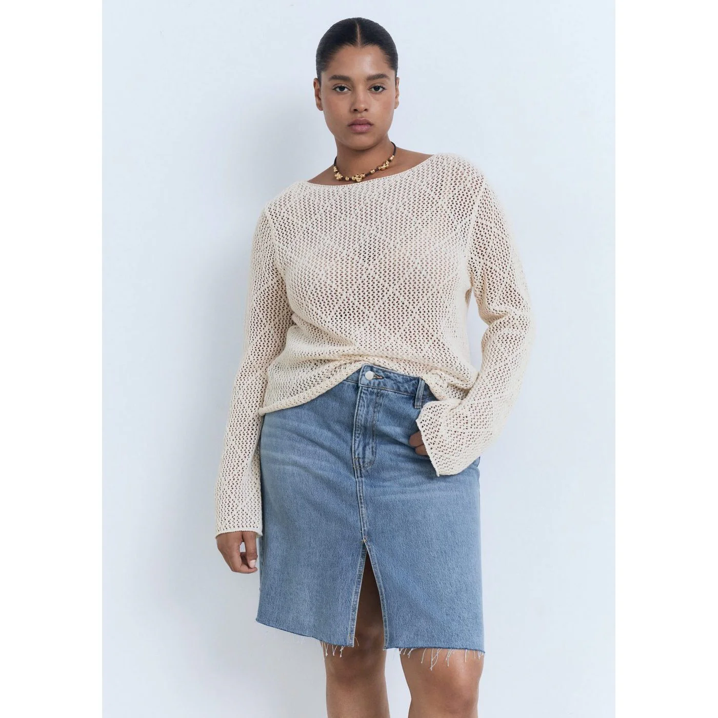 Jupe Paulina - Bleu Moyen - Image 7