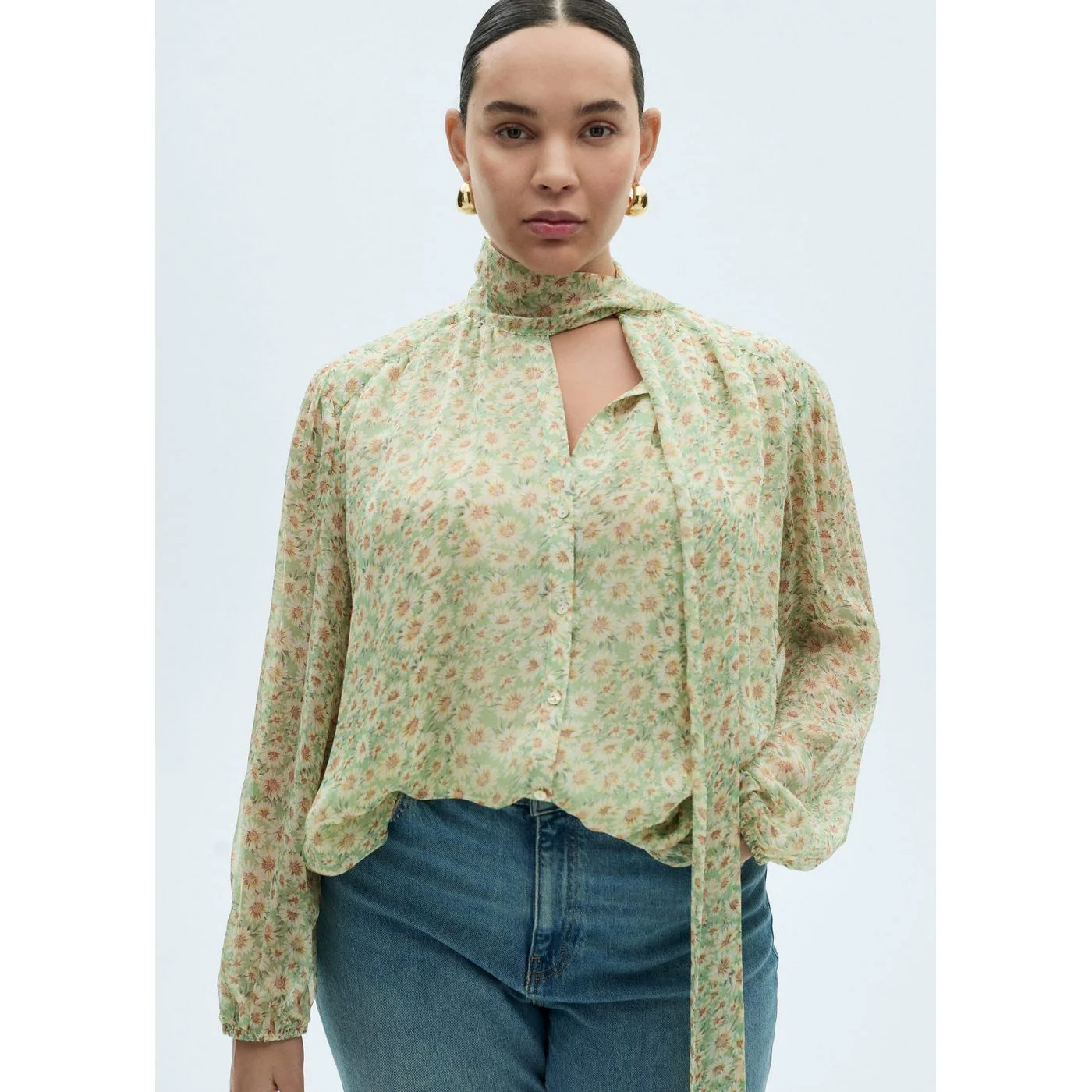 Blouse Belle - Green - Image 7