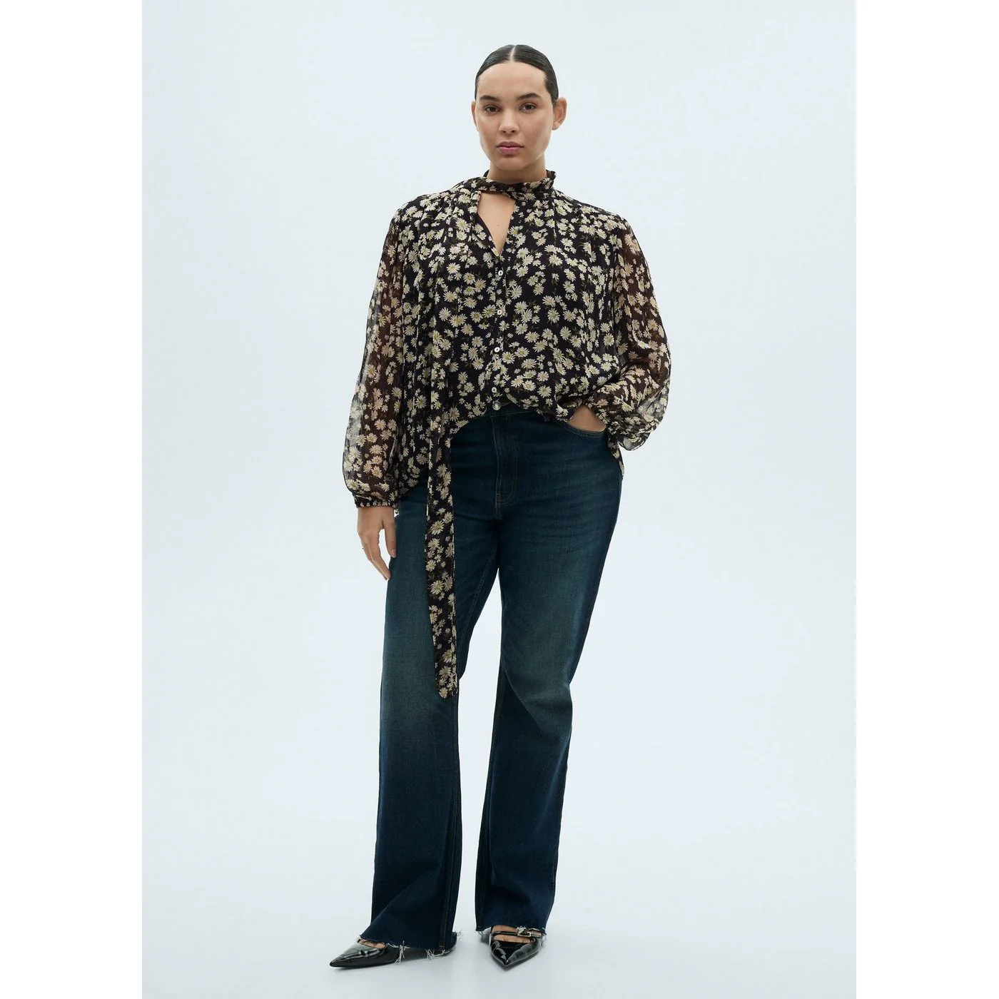 Blouse Belle - Black - Image 6