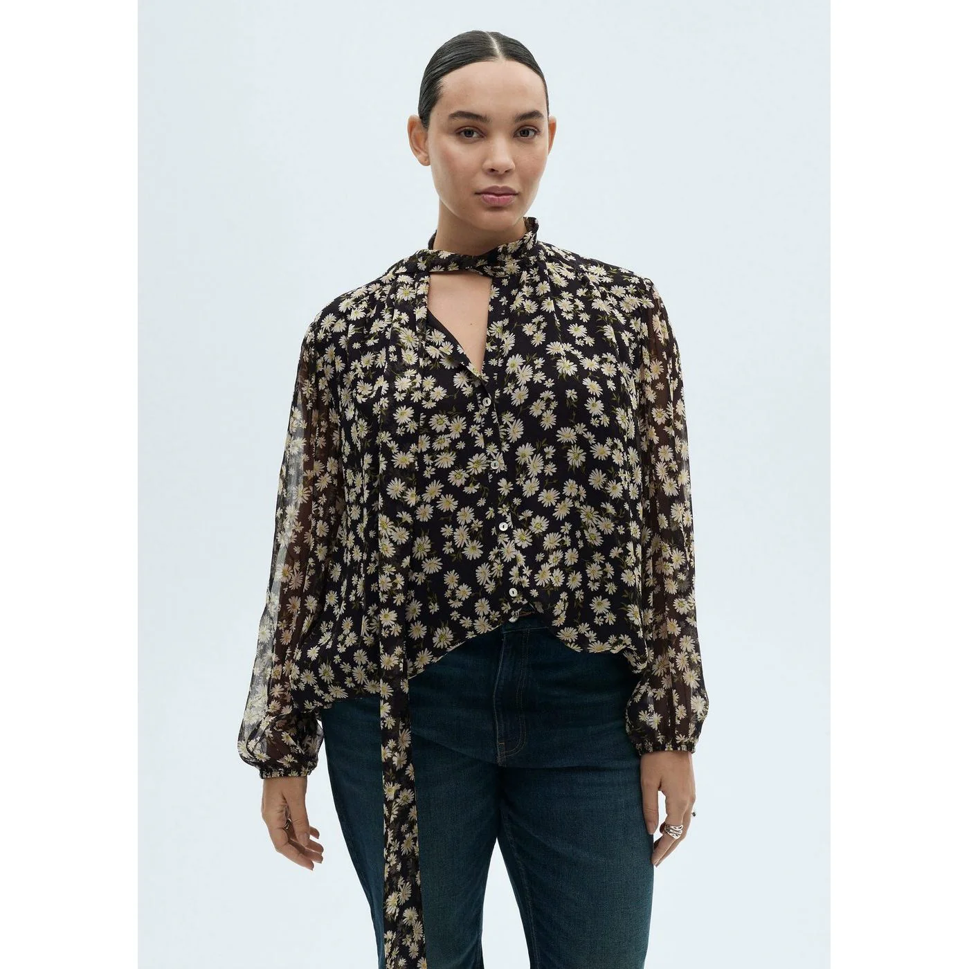 Blouse Belle - Black - Image 8