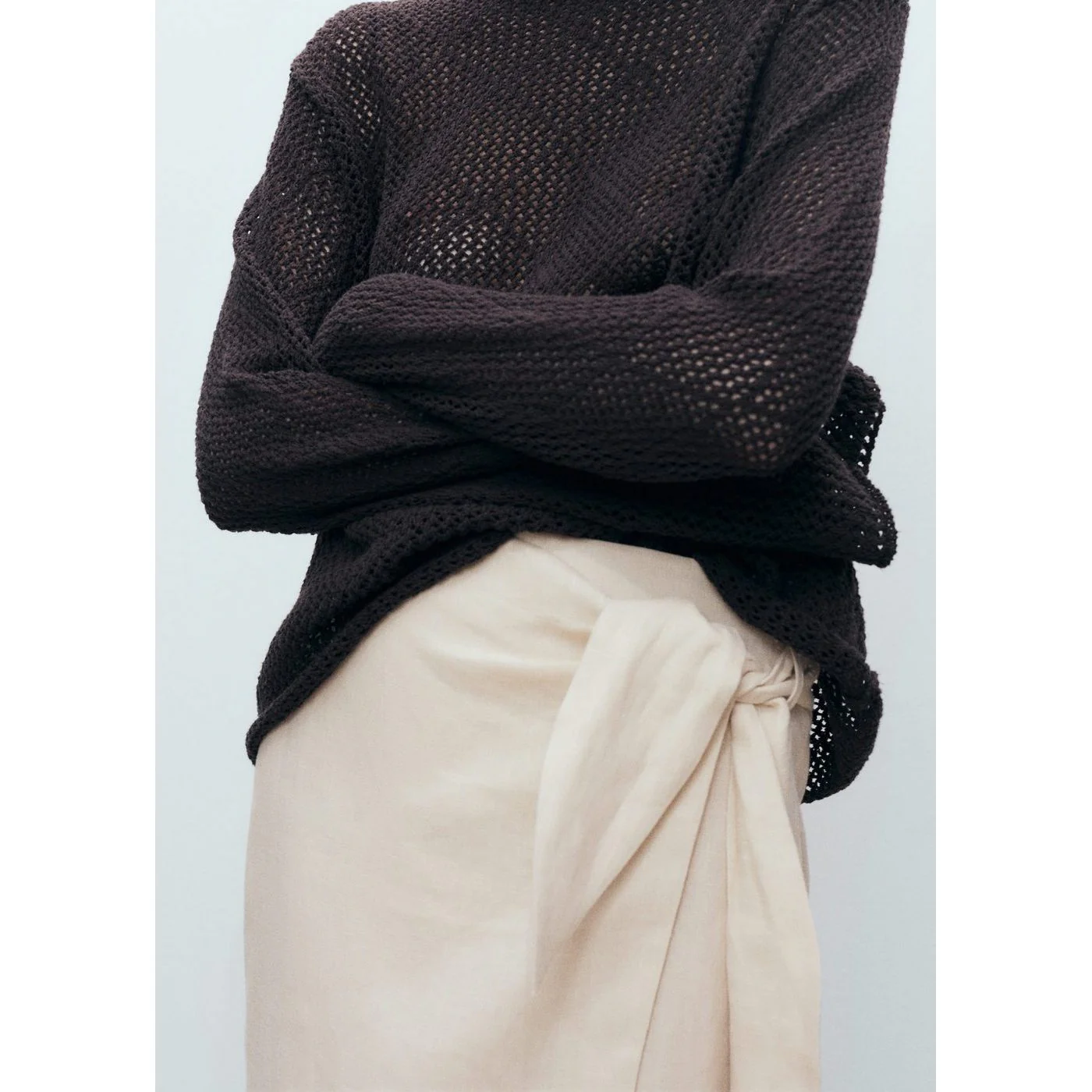 Jupe Pareo - Gris Clair/Pastel - Image 5