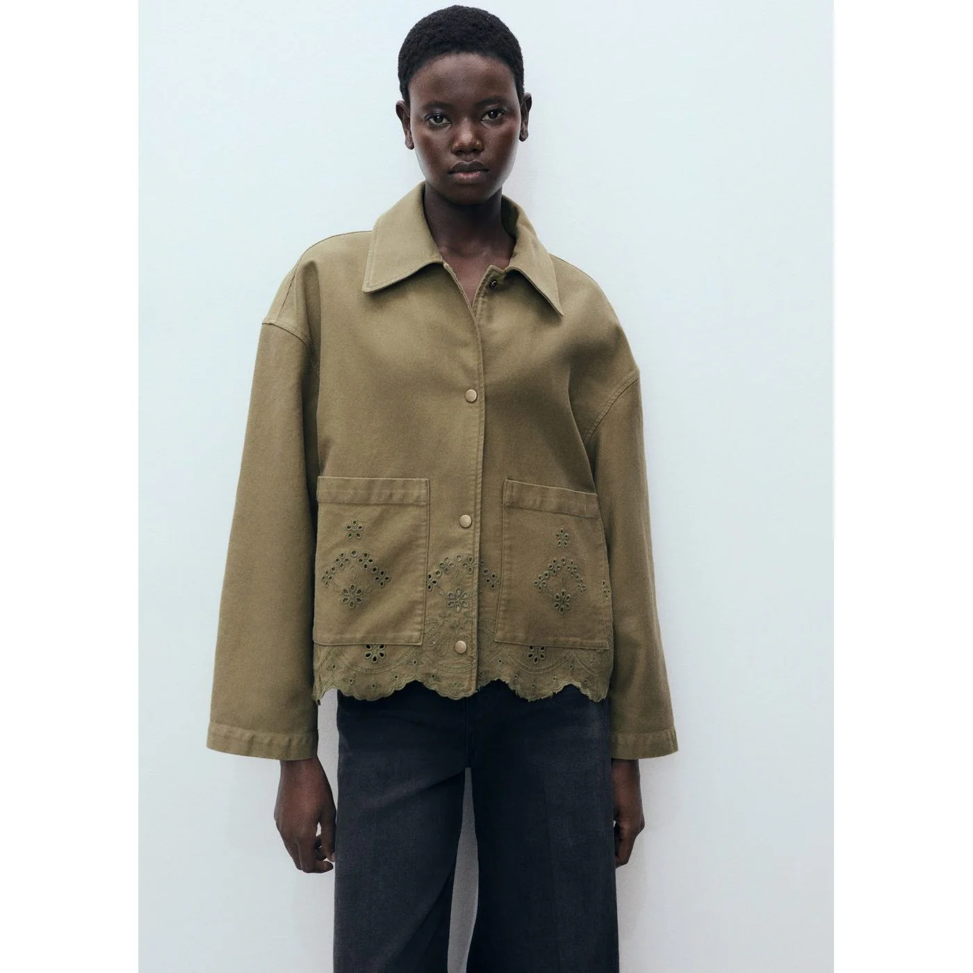 Surchemise Swiss - Khaki - Image 2