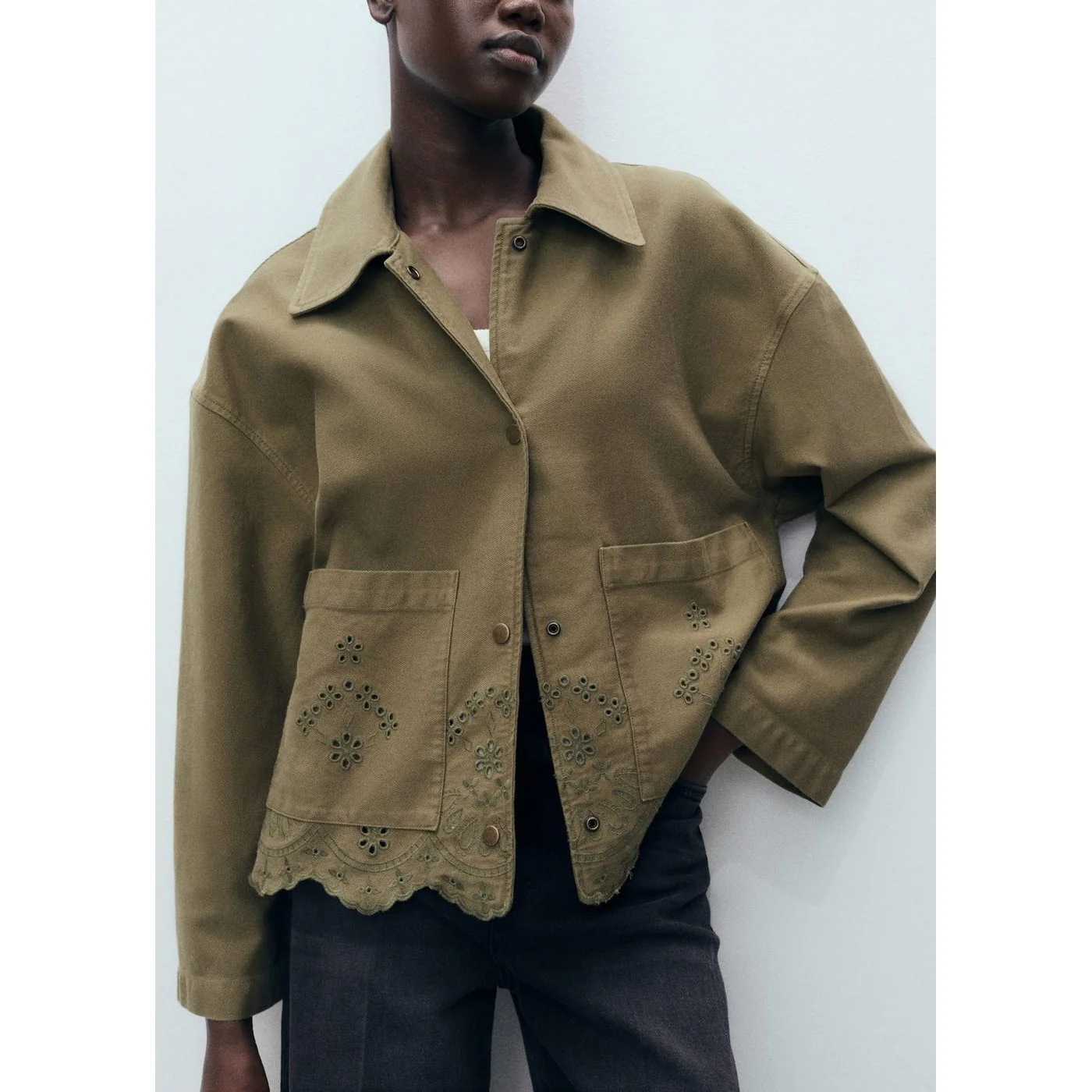 Surchemise Swiss - Khaki - Image 5
