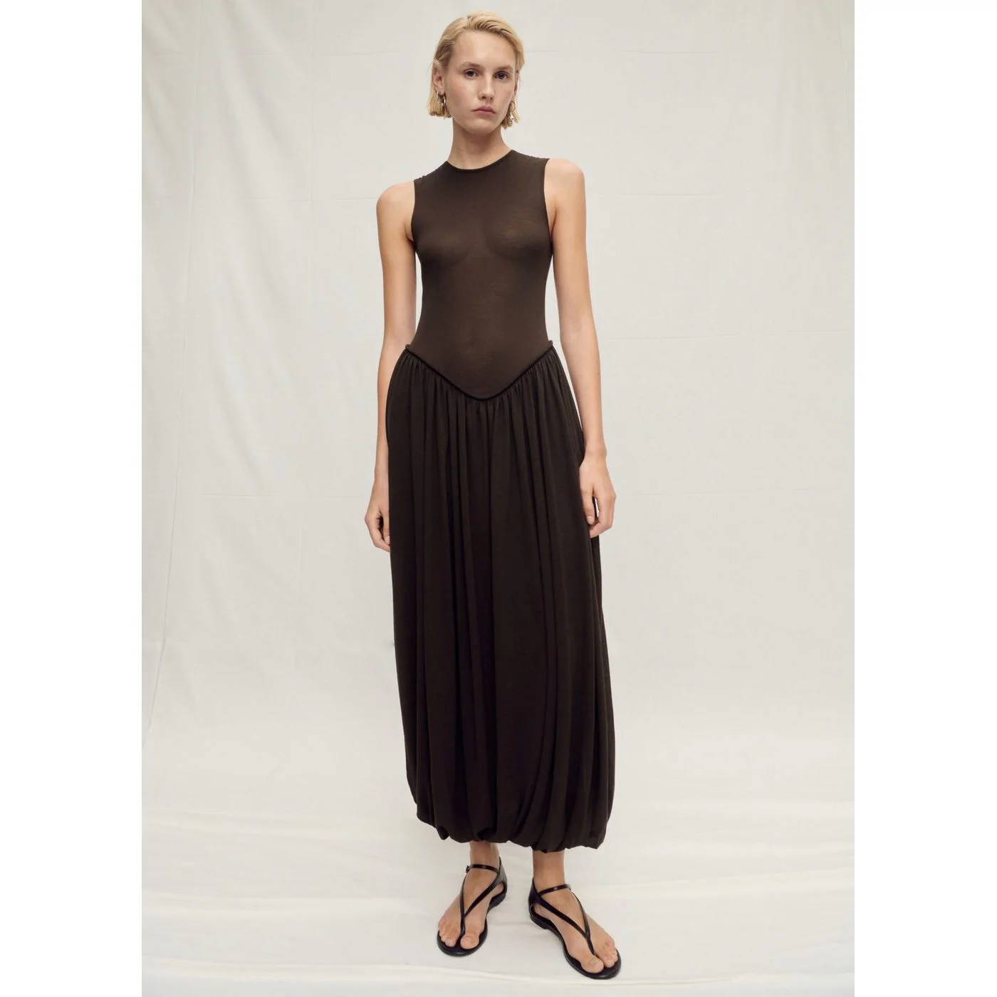 Robe Calista - Chocolate - Image 5