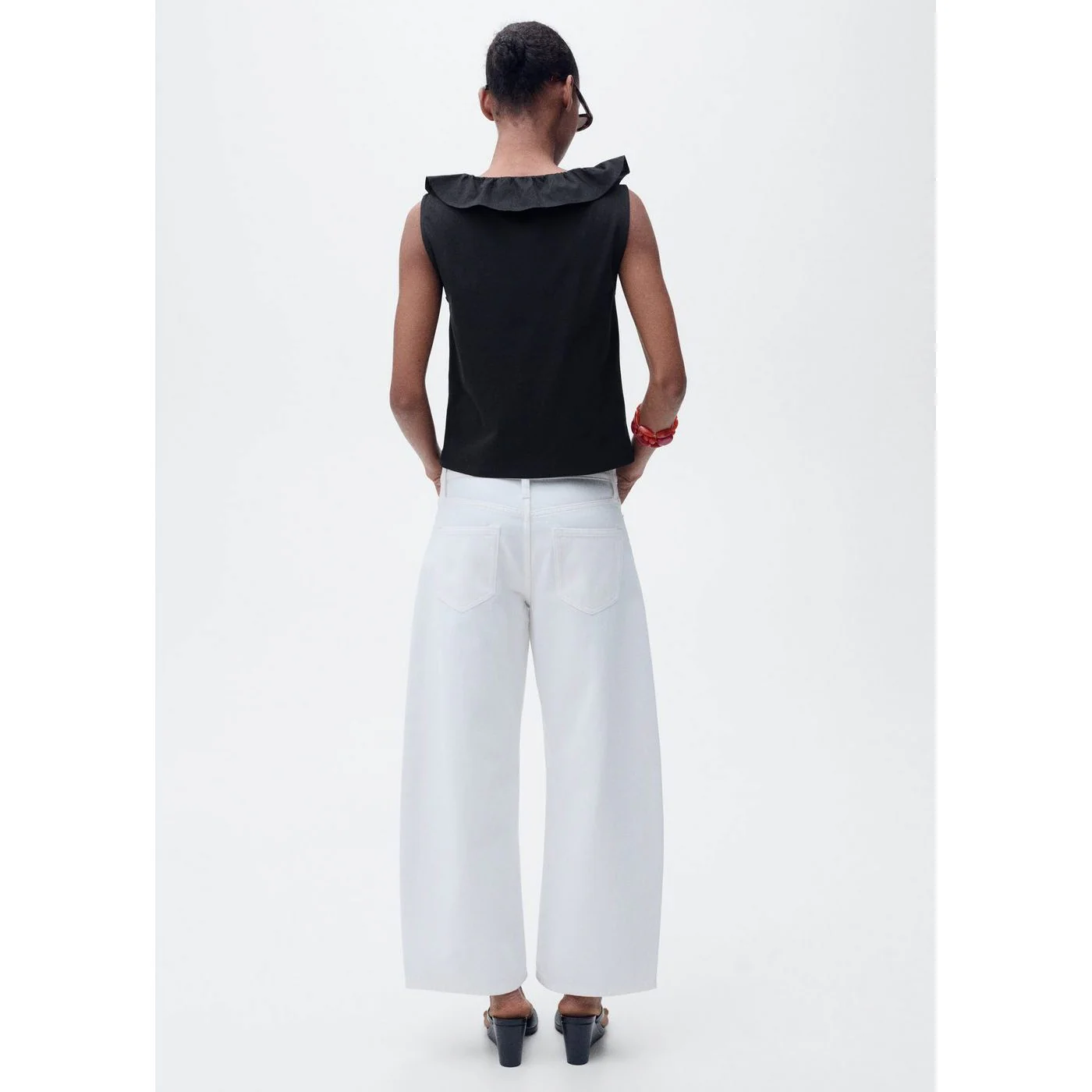 Top Volant - Black - Image 3