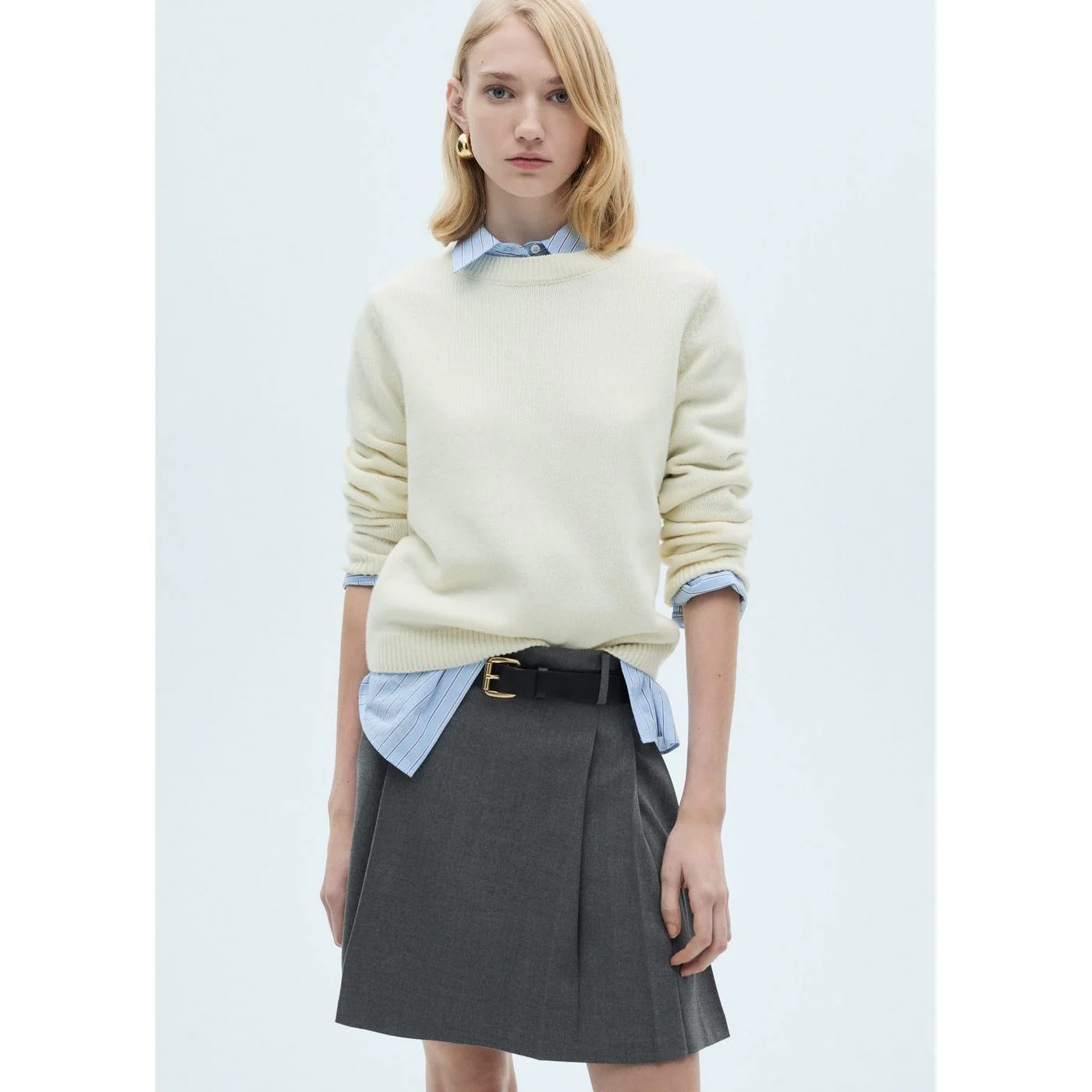 Jupe Grunge - Gris - Image 4