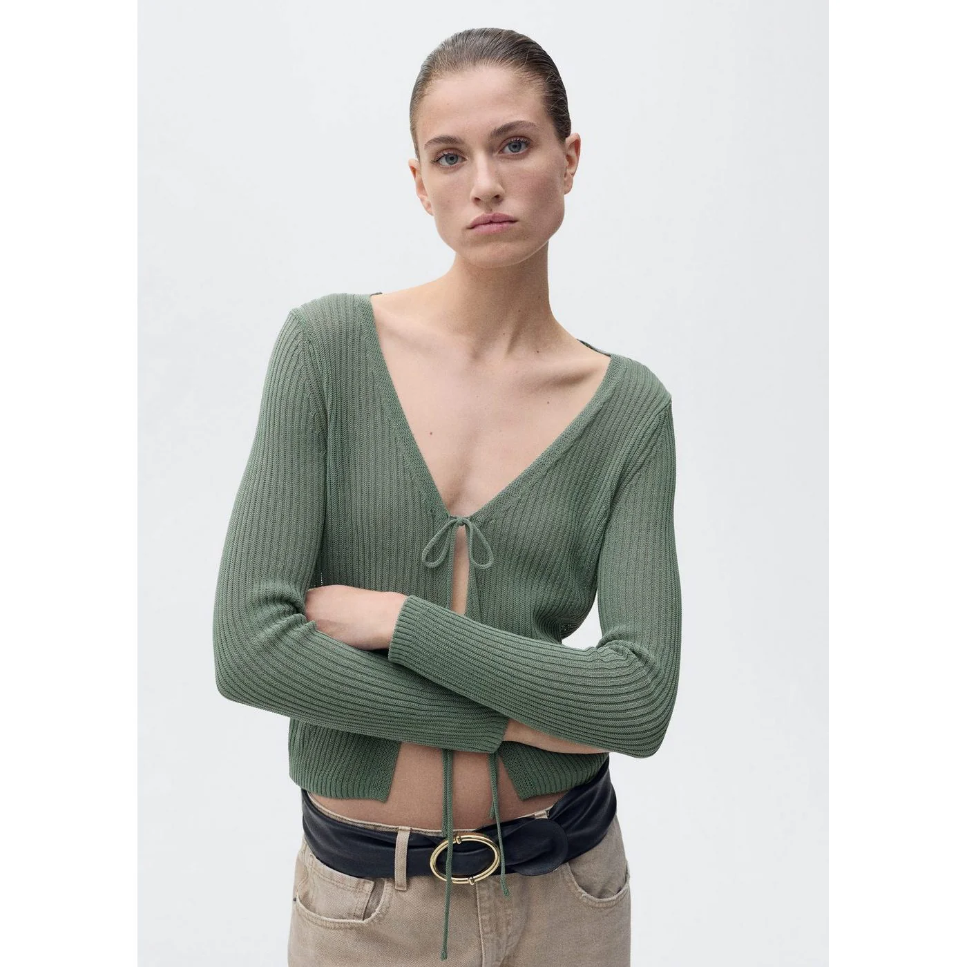 Cardigan Geranio - Vert - Image 4
