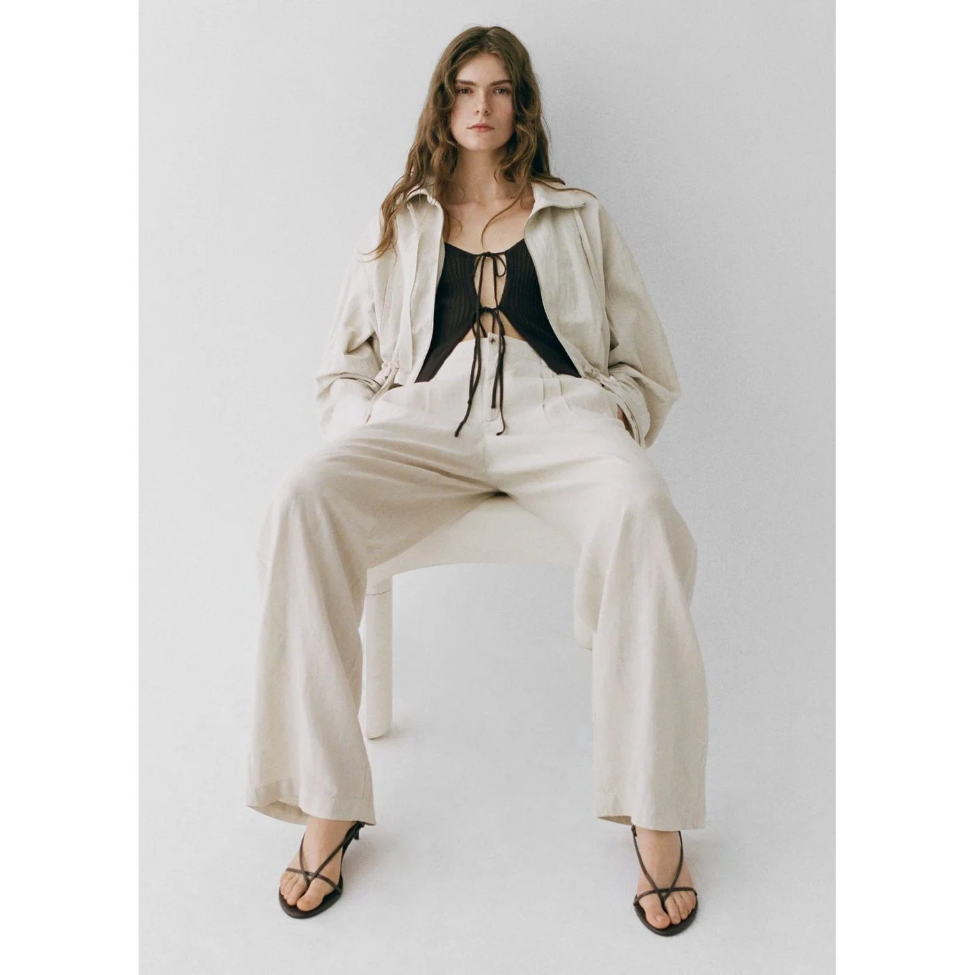 Pantalon Maneli - Gris Clair/Pastel - Image 5