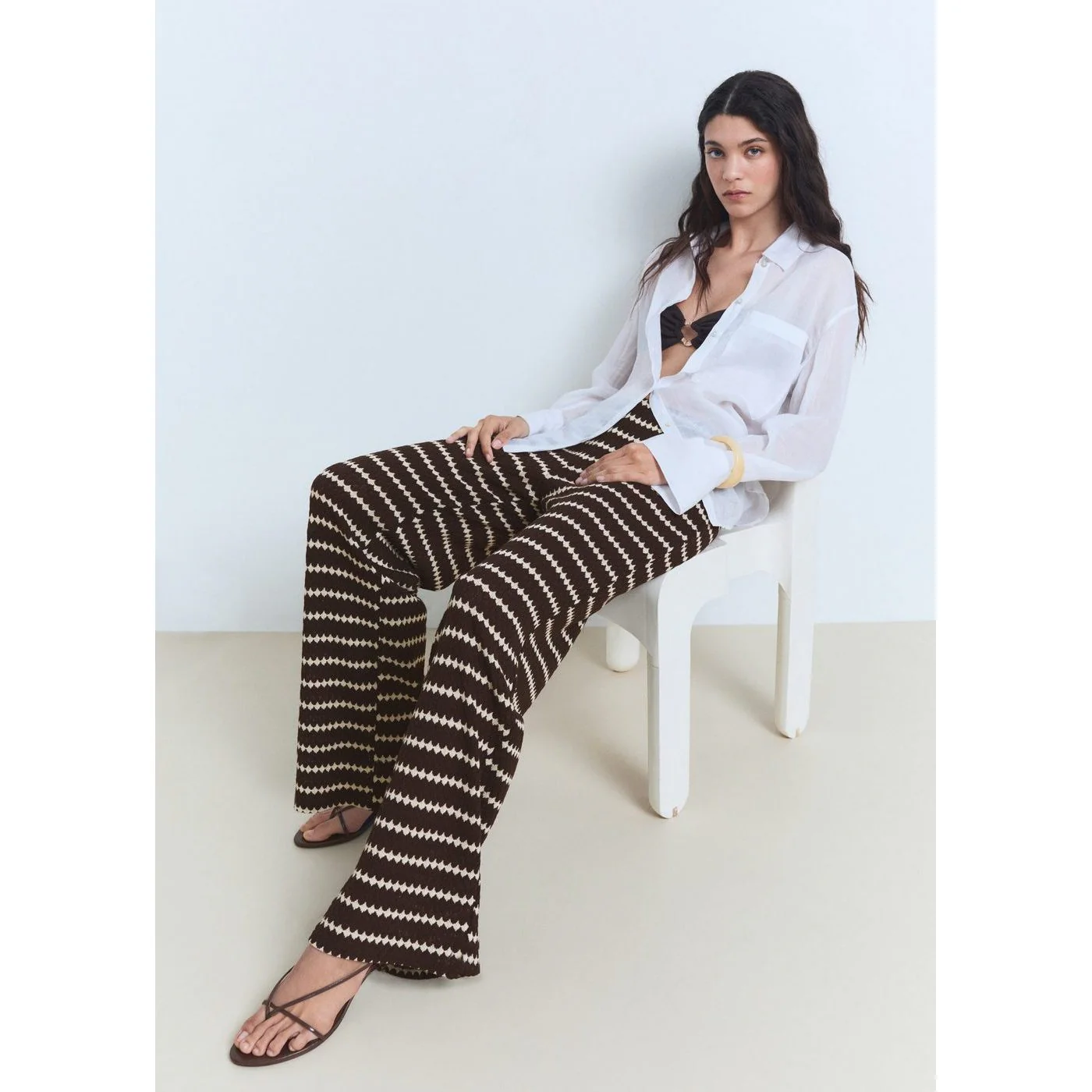 Pantalon Nati - Brun - Image 4