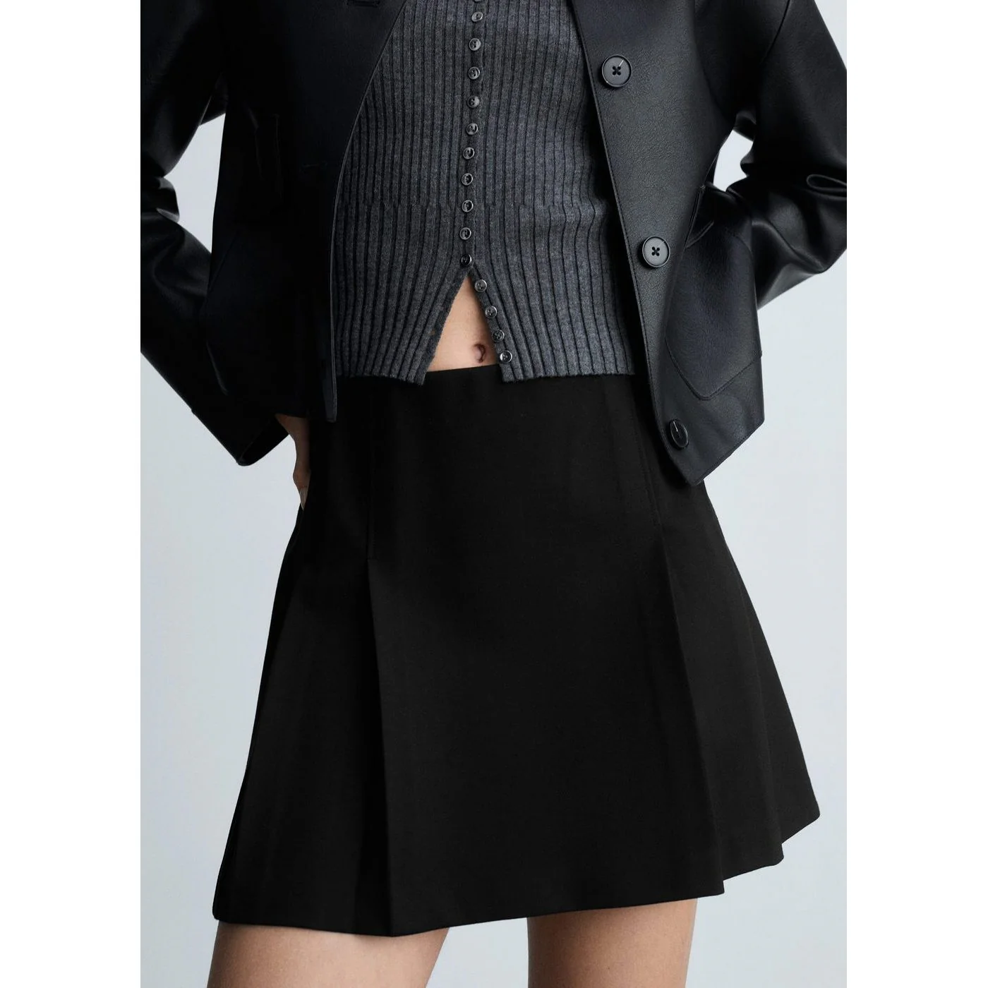 Jupe Tabli - Noir - Image 4