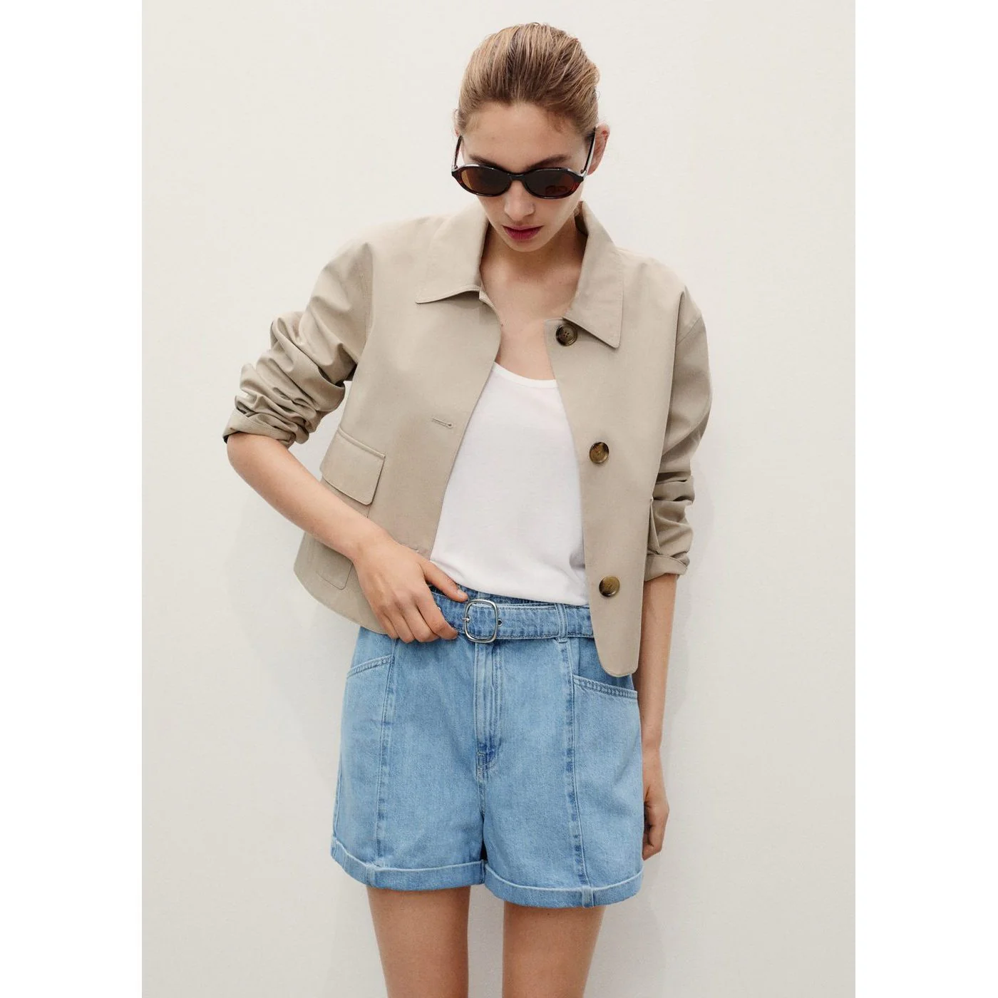 Short Delia - Bleu Moyen - Image 2
