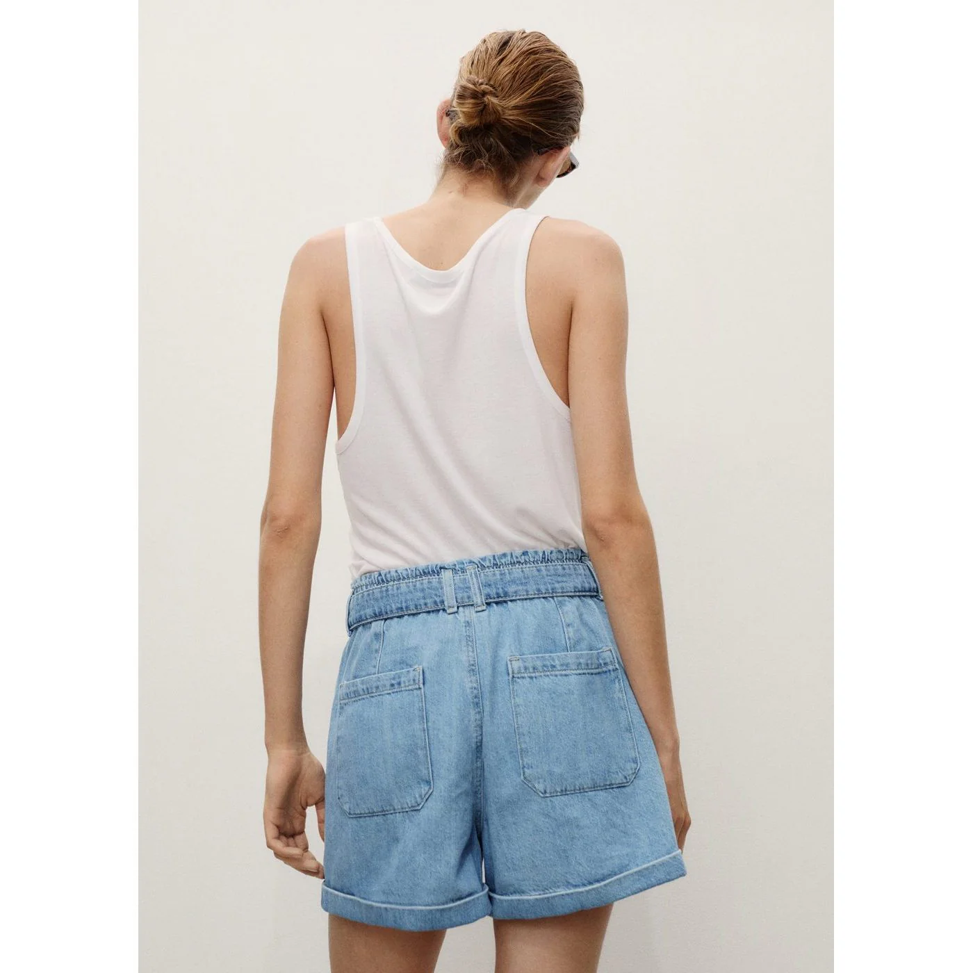 Short Delia - Bleu Moyen - Image 3